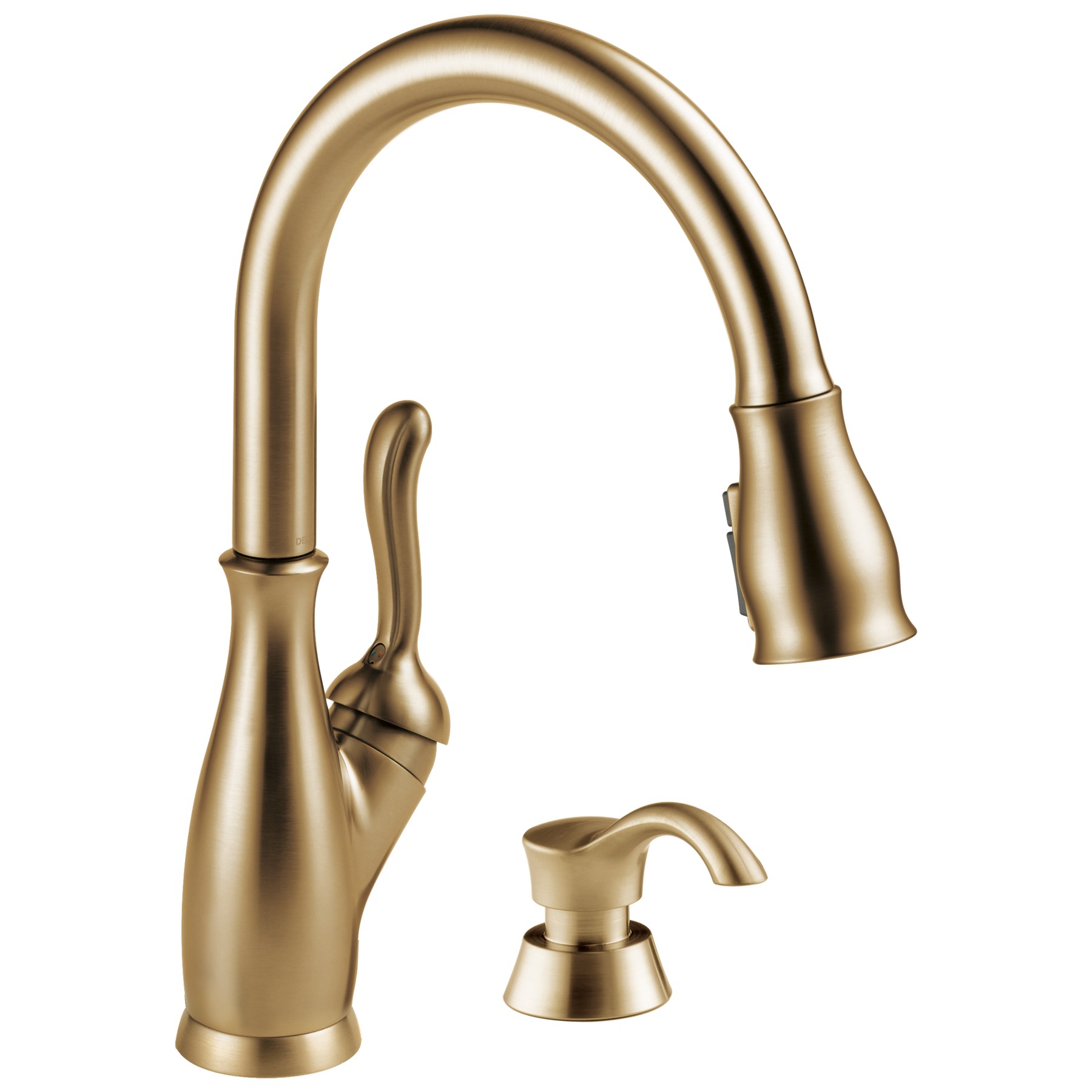 Pull-Down Kitchen with Soap Disp Bundle in Champagne Bronze