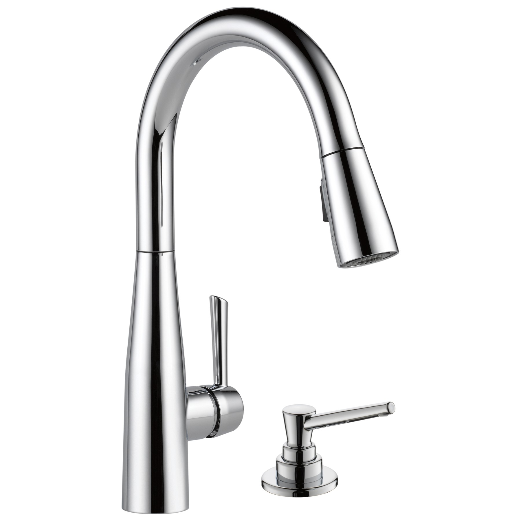 Kitchen Faucet with Soap Bundles in Chrome