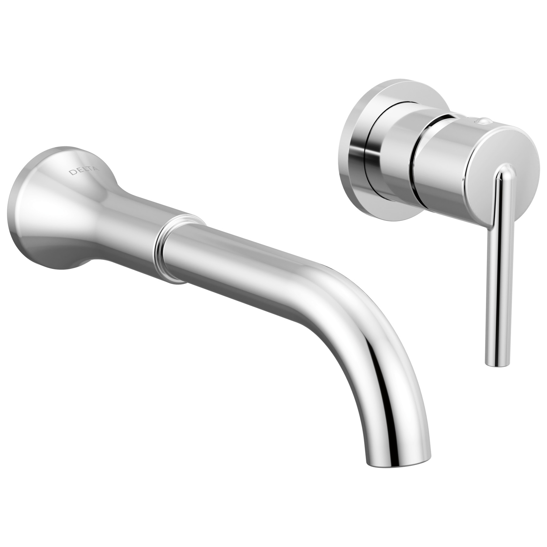 Single Handle Wall Mount Bathroom Faucet Trim in Chrome — image 1