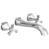 Two Handle Wall Mount Bathroom Faucet Trim in Lumicoat® Chrome — thumbnail 2