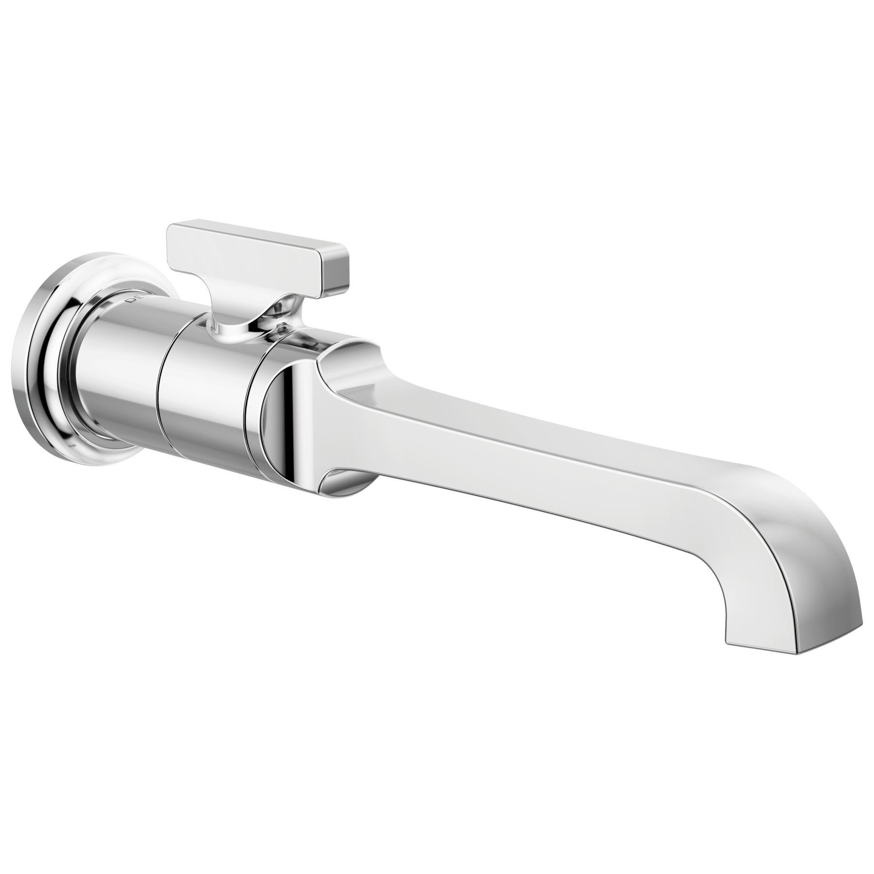 Single Handle Wall Mount Bathroom Faucet Trim in Lumicoat® Chrome — image 1