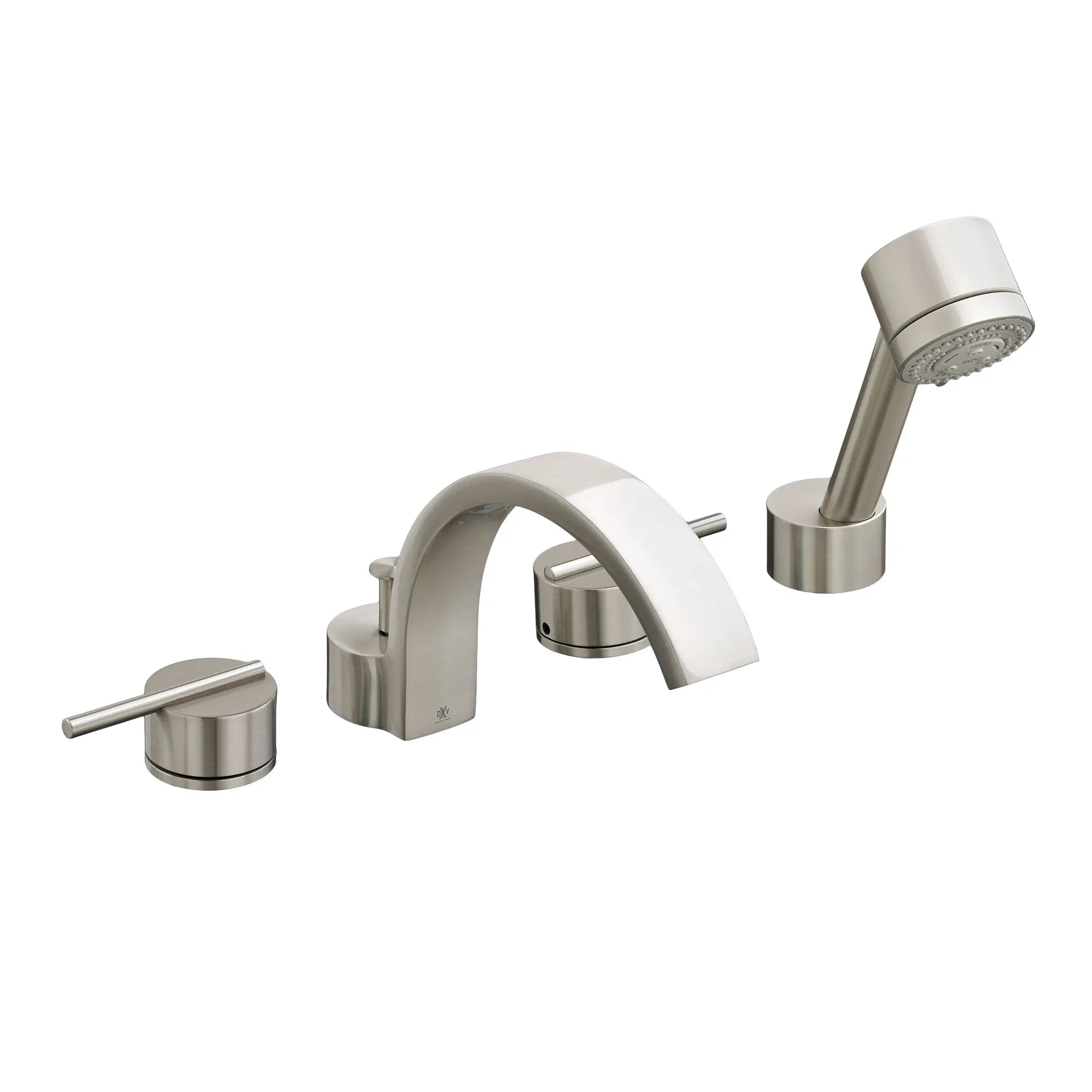 Deck Mount Bathtub Faucet With Hand Shower — image 1