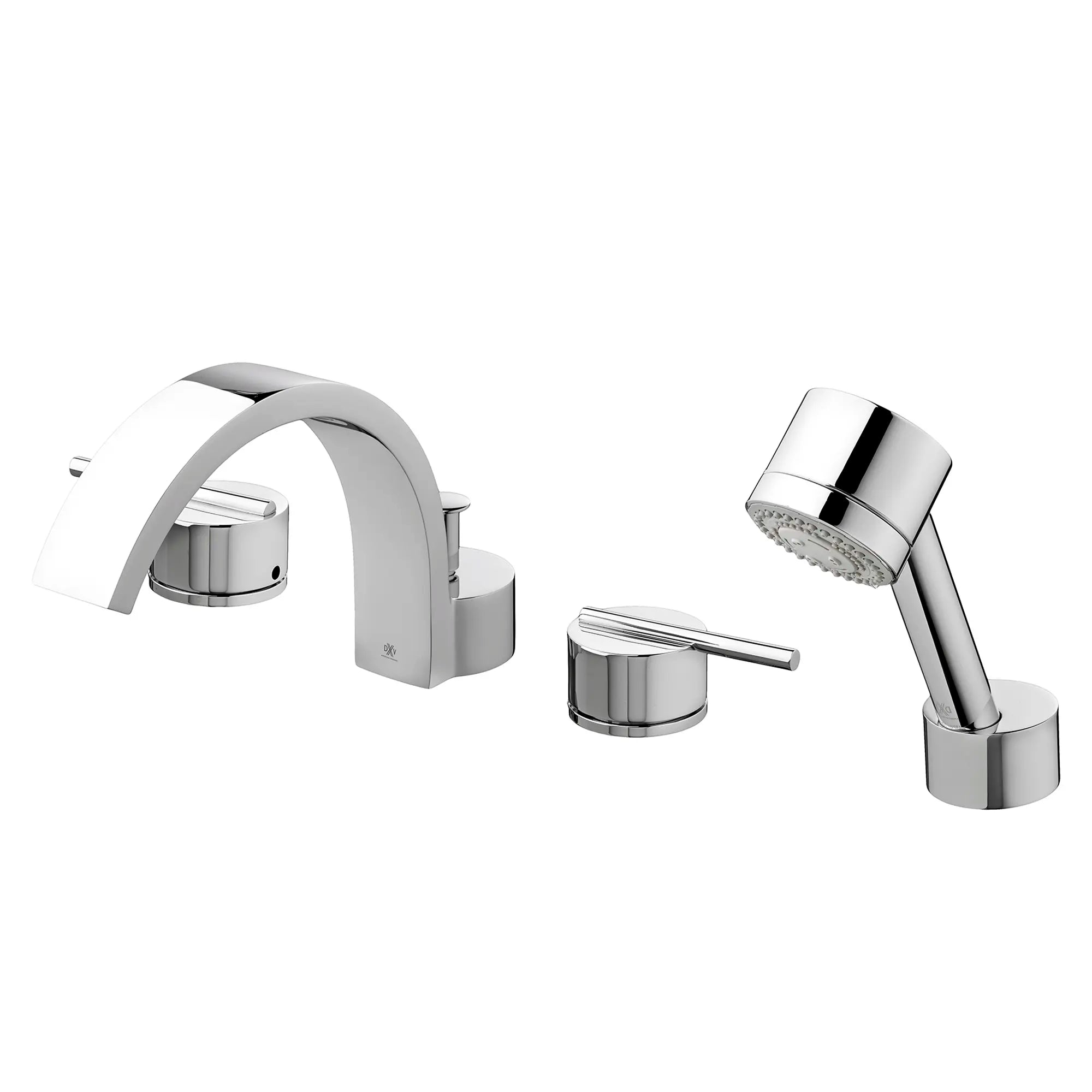 Rem 2-Handle Deck Mount Bathtub Faucet with Hand Shower — image 1