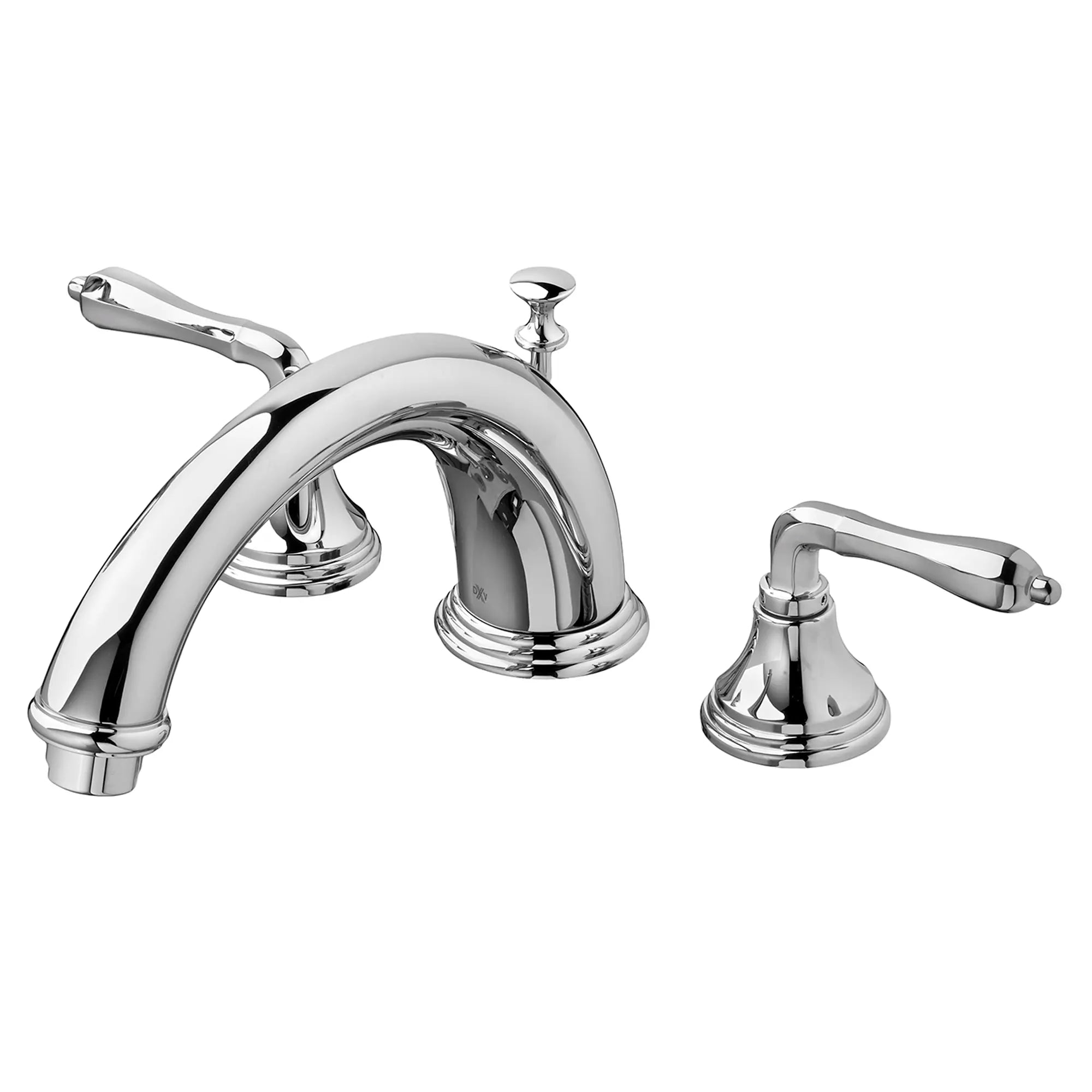 Ashbee 2-Handle Deck Mount Bathtub Faucet with Hand Shower and Lever Handles