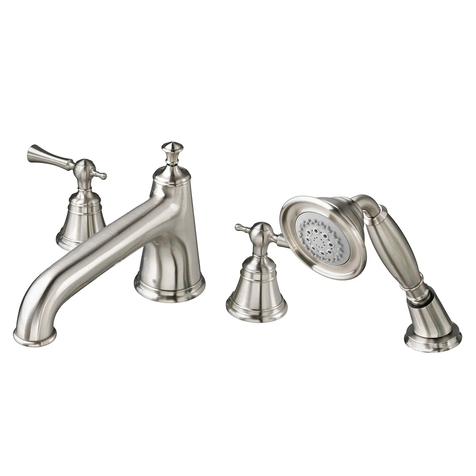 Randall 2-Handle Deck Mount Bathtub Faucet with Hand Shower and Lever Handles — image 1