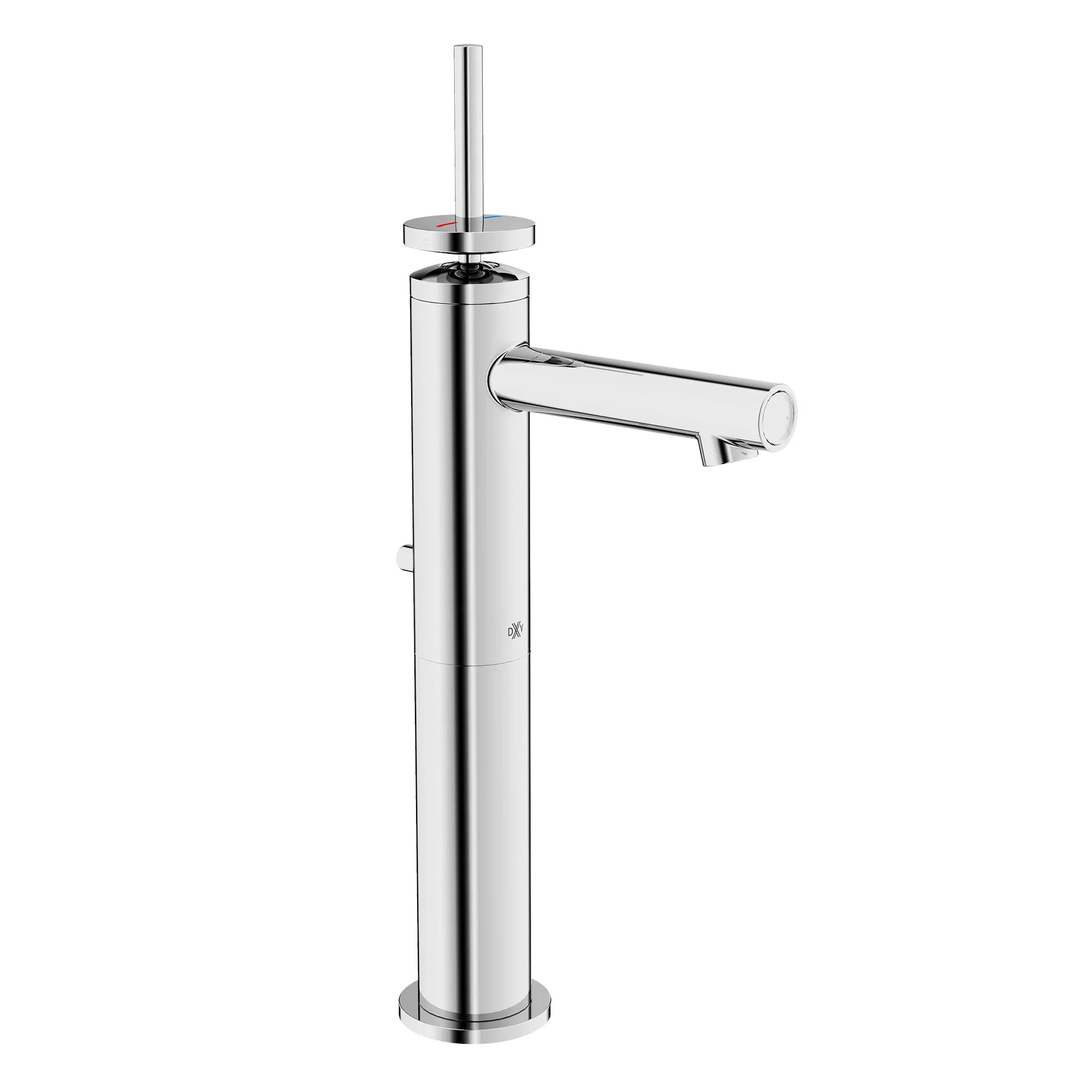 Percy® Single Handle Vessel Bathroom Faucet with Indicator Markings and Stem Handle — thumbnail 2