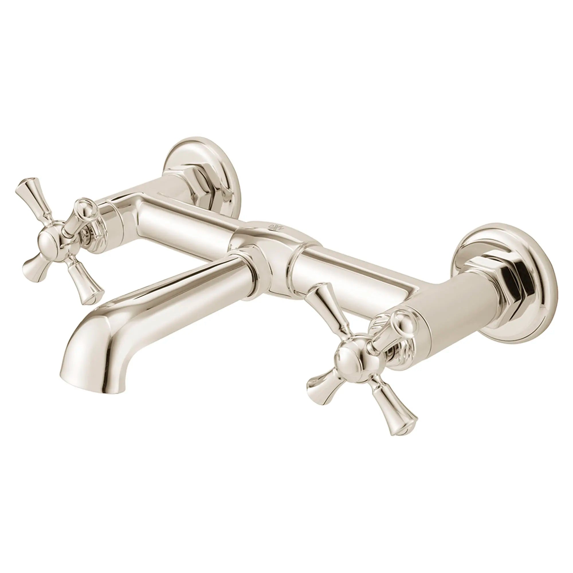 Oak Hill® 2-Handle Wall Mount Bathroom Faucet with Cross Handles — thumbnail 2