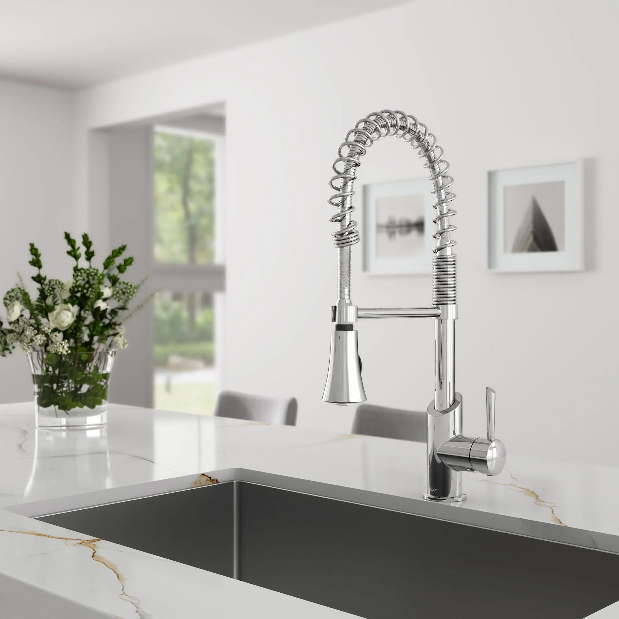 Fresno® Single Handle Culinary Kitchen Faucet with Lever Handle — thumbnail 3