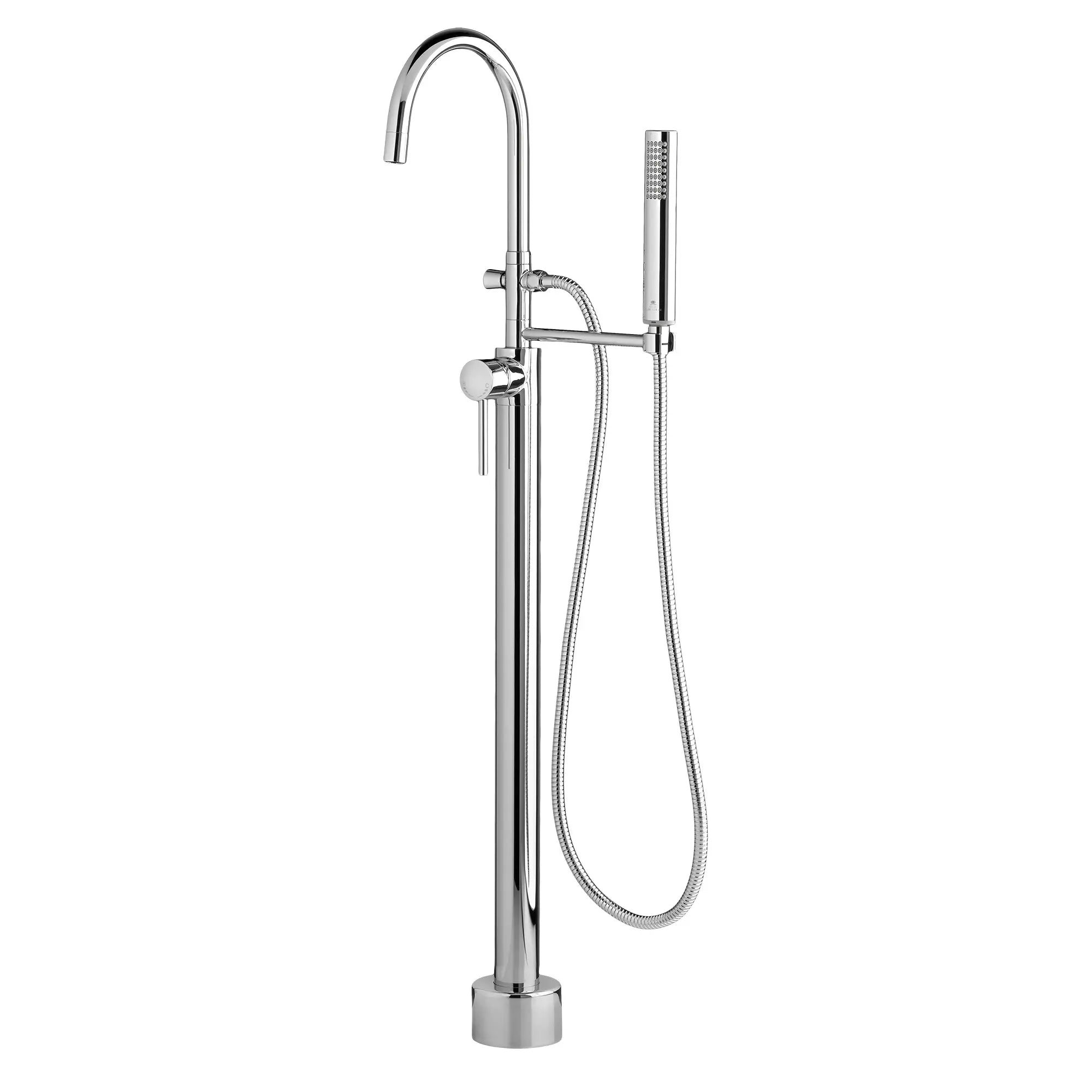 Contemporary Floor Mount Bathtub Faucet