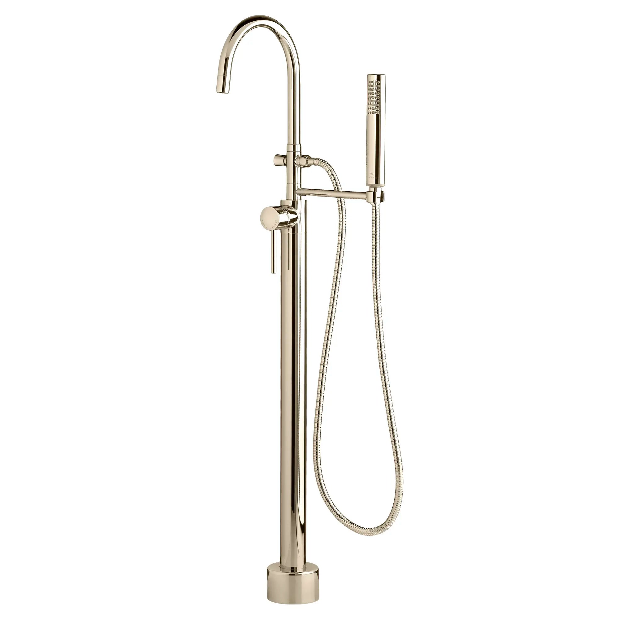 Contemporary Floor Mount Bathtub Faucet — thumbnail 3