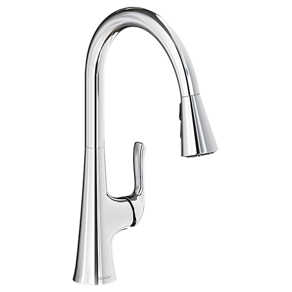 Elkay Harmony™ Single Hole Kitchen Faucet with Pull-down Spray and Forward Only Lever Handle