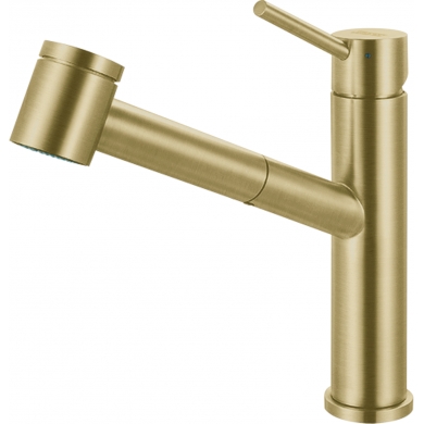 Franke Steel Pull-Out Faucet - STL-PO-GLD — image 1