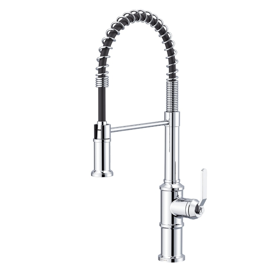 Kinzie® Pre-Rinse Single Handle Spring Kitchen Faucet — image 1