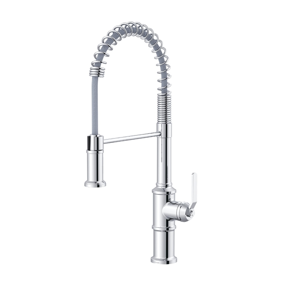 Kinzie® Pre-Rinse Single Handle Pull-Down Kitchen Faucet