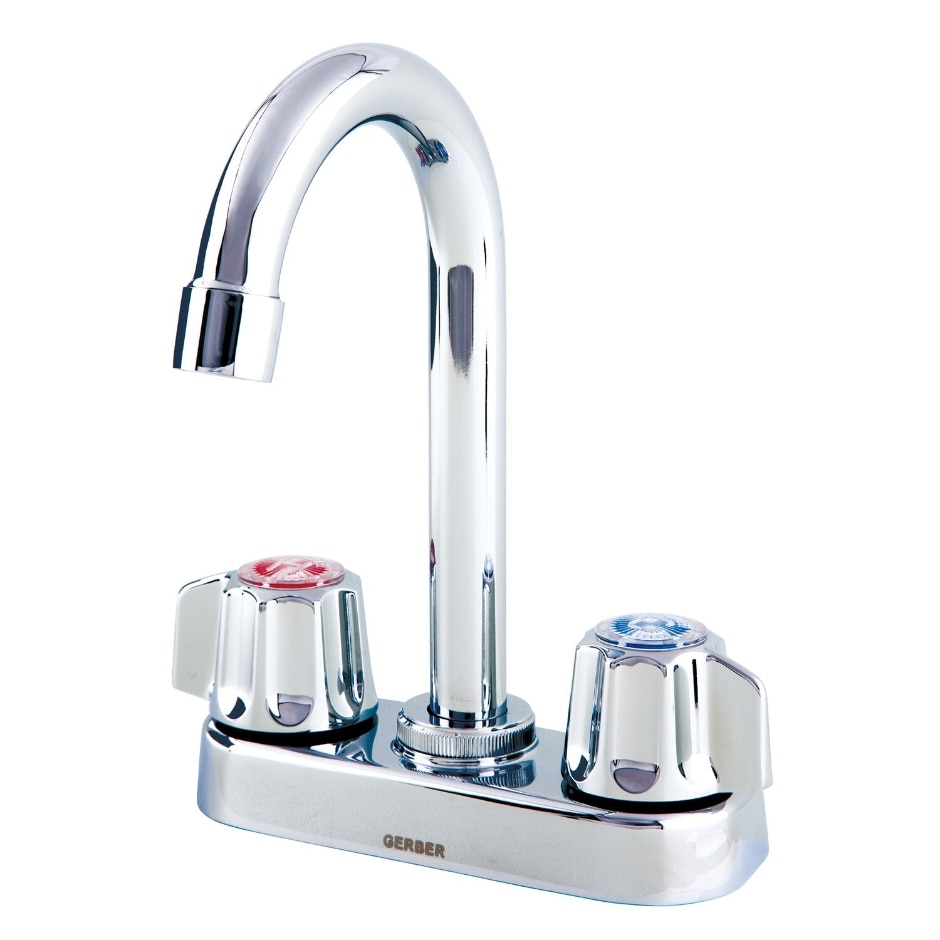 Gerber Classics™ Two Handle Bar Faucet with Metal Fluted Handles — image 1