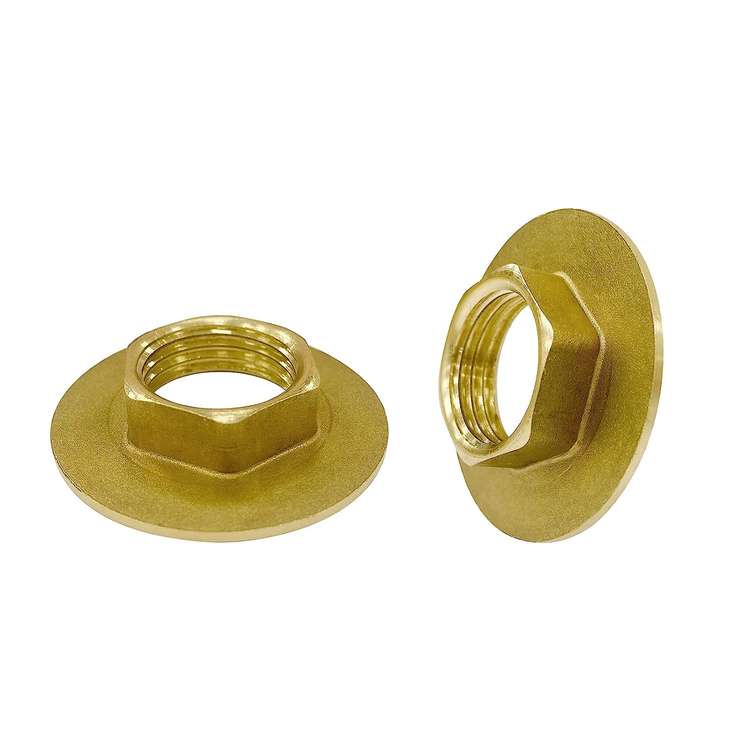 Lock Nuts to Secure Faucet 1/2 Inch Brass for Installation Kit of Faucet Bathroom Pop-Up Locknuts 2 Pack — thumbnail 3