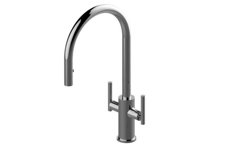 Graff Sospiro Contemporary Two-Handle Single-Hole Kitchen Faucet