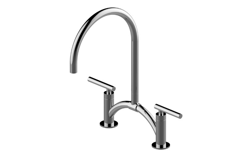 Graff Sospiro Contemporary Bridge Kitchen Faucet