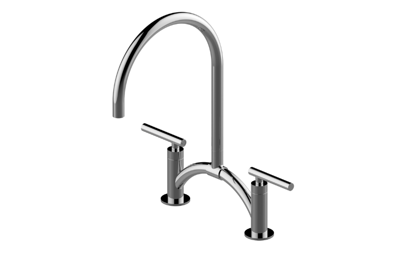 Graff Sospiro Contemporary Bridge Kitchen Faucet