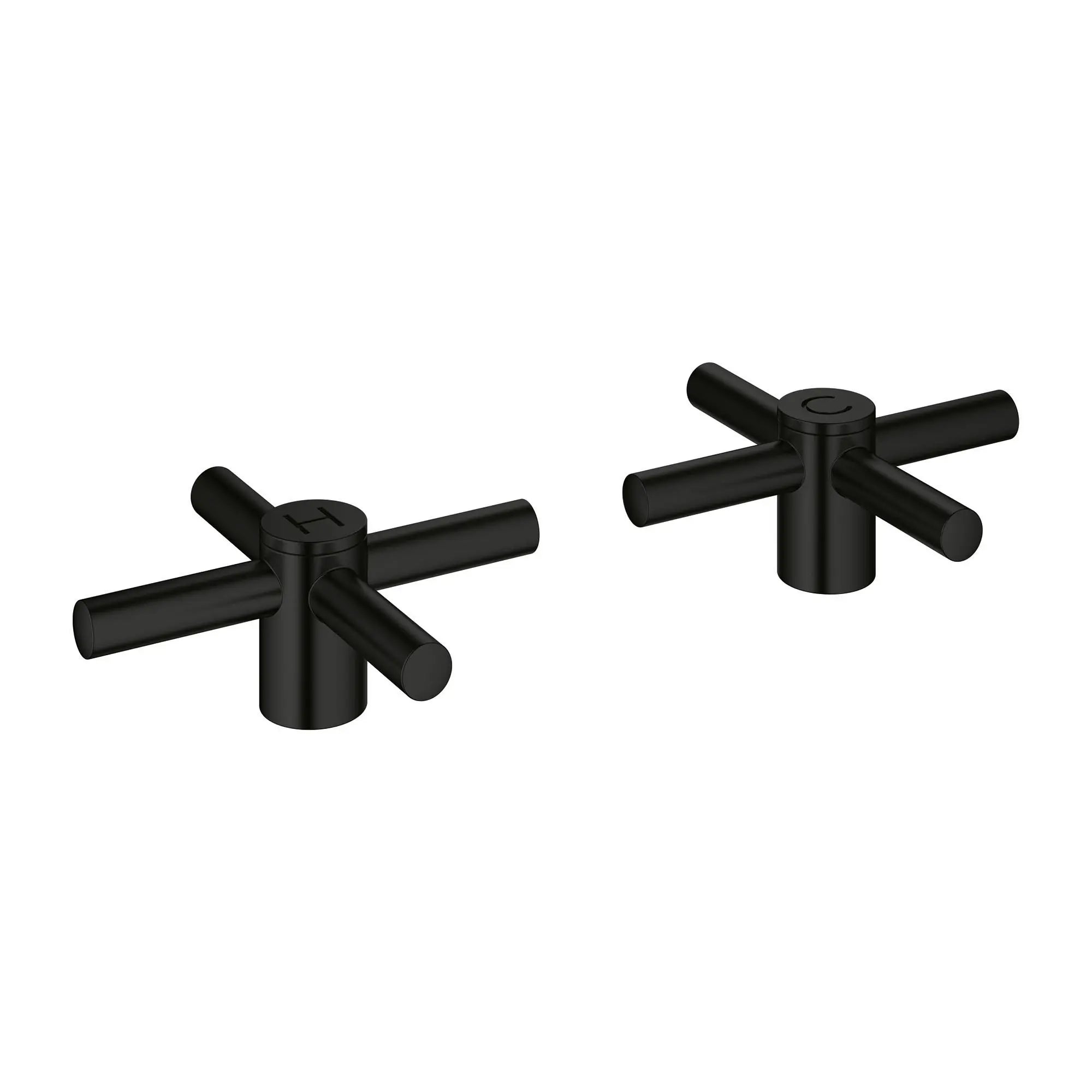 Atrio Cross Handles for Bathroom Sink Faucet (Pair) — image 1