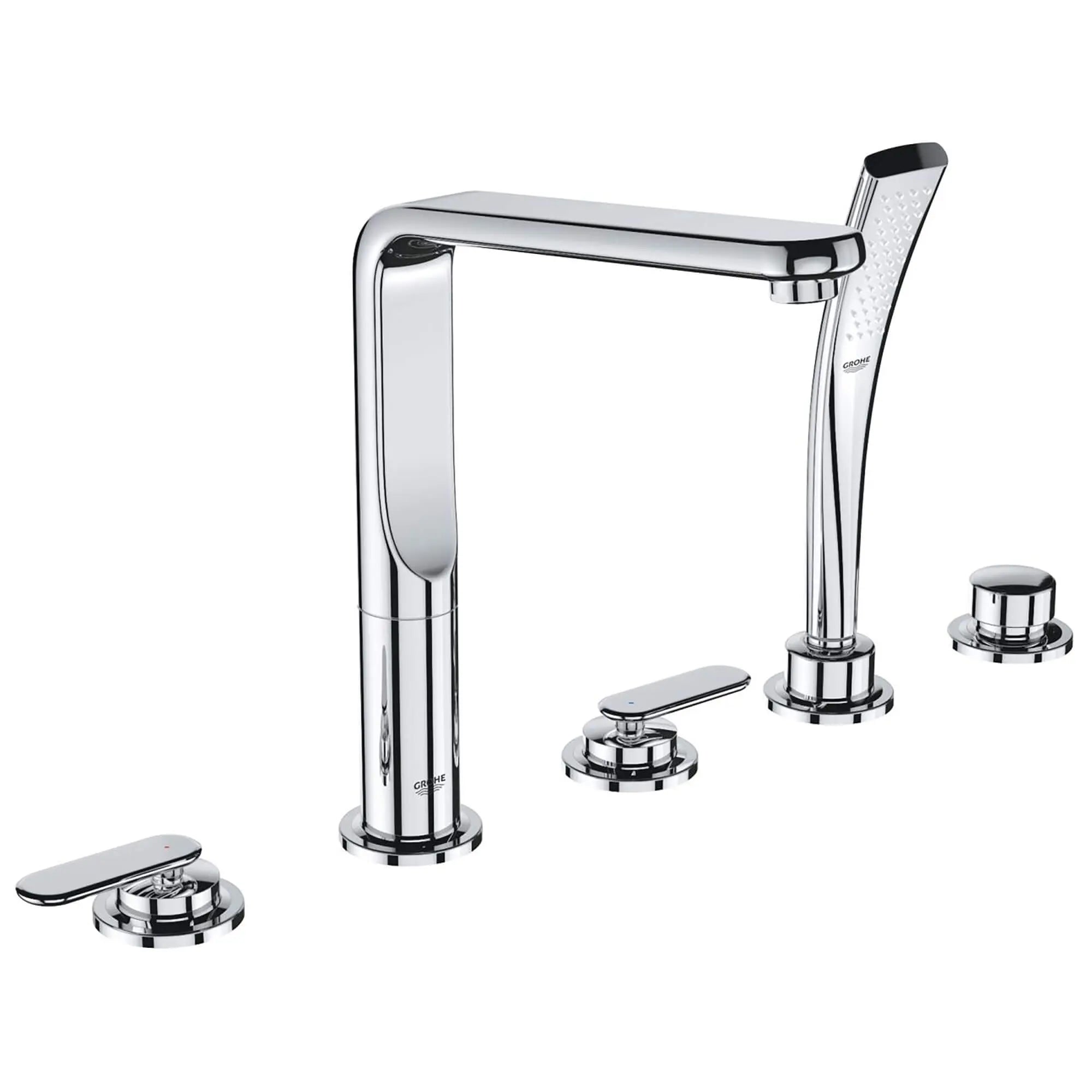 Five-Hole Bathtub Faucet with Handshower — image 1