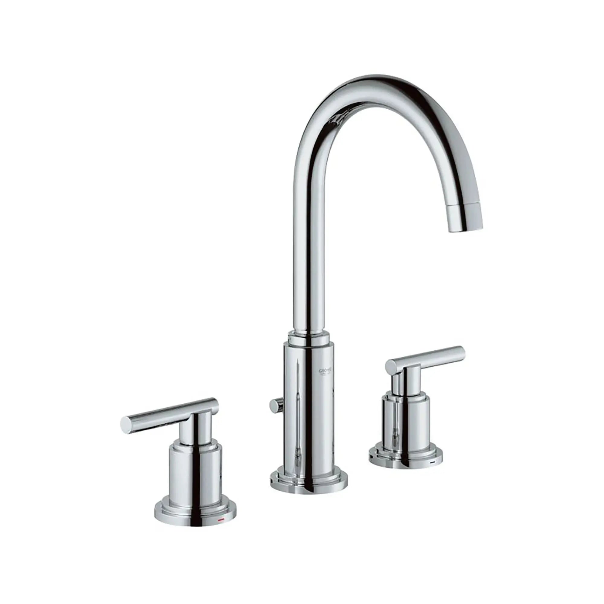 8 in. Widespread 2-Handle High Spout Bathroom Faucet - 1.5 GPM — thumbnail 3