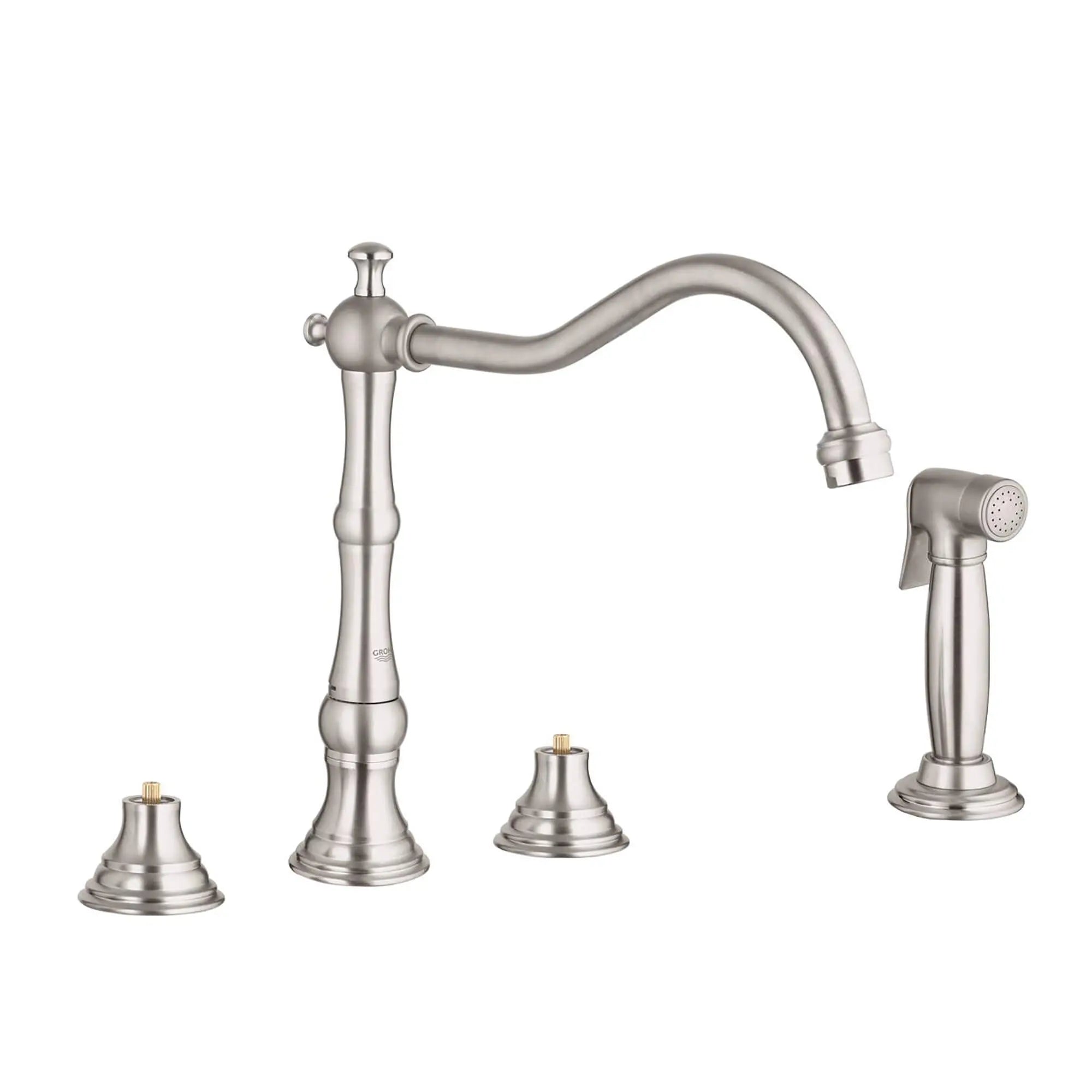2-Handle Kitchen Faucet 2.5 GPM with Side Spray — thumbnail 3