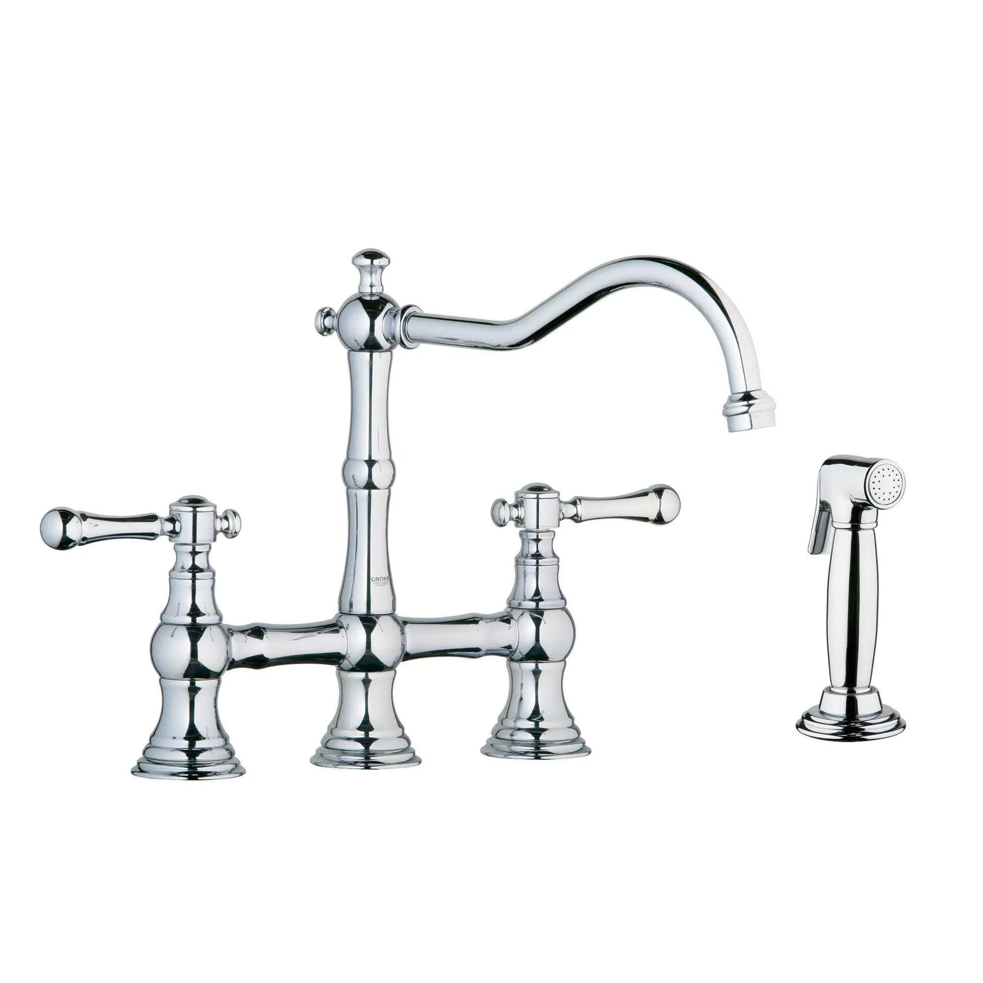 2-Handle Kitchen Faucet 2.2 GPM with Side Spray — thumbnail 3