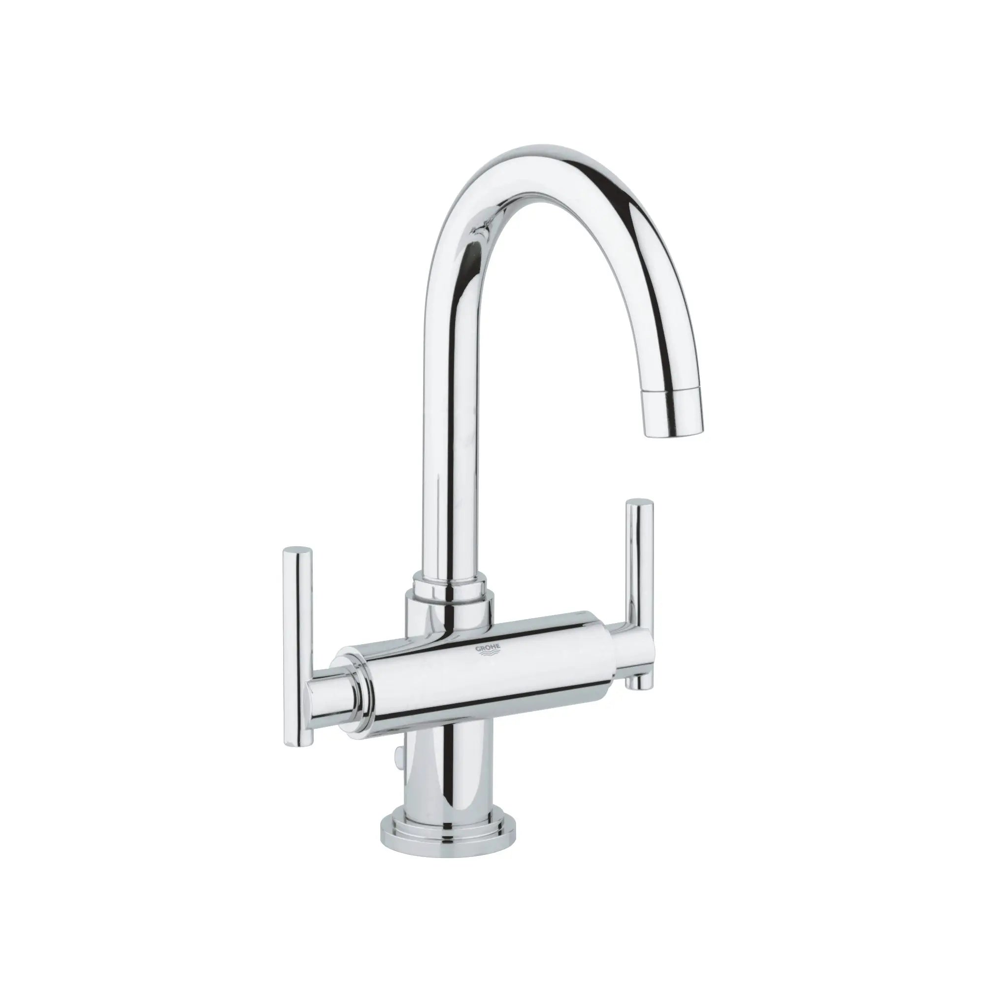 Single Hole 2-Handle L-Size Bathroom Faucet 1.2 GPM — thumbnail 3