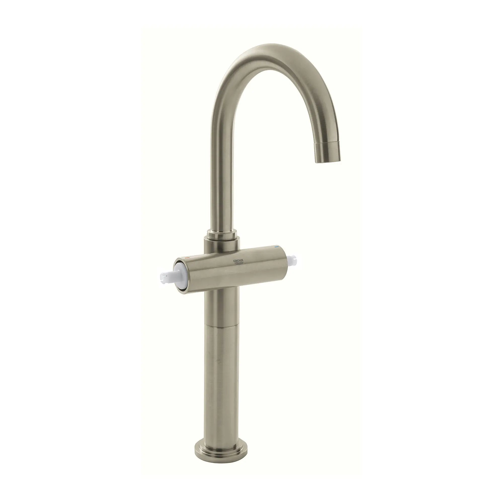 2-Handle Single-Hole High Arc Vessel Bathroom Faucet - 1.5 GPM — image 1