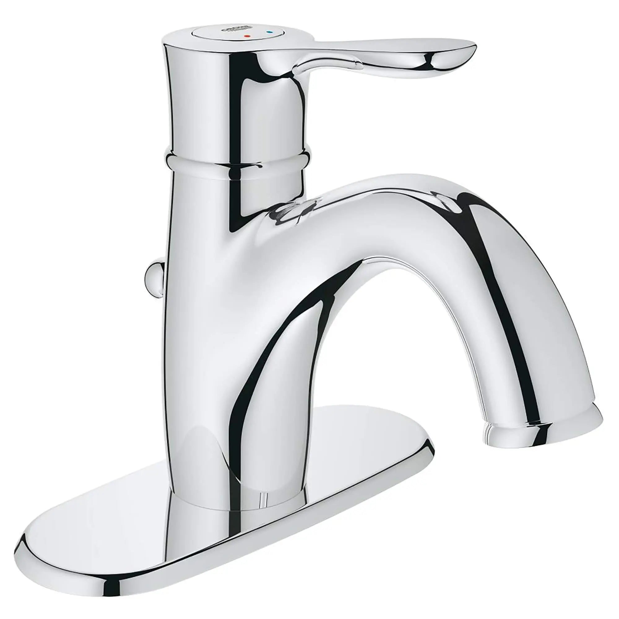 Centerset Single-Handle Single-Hole Bathroom Faucet With Escutcheon - 1.5 GPM — image 1
