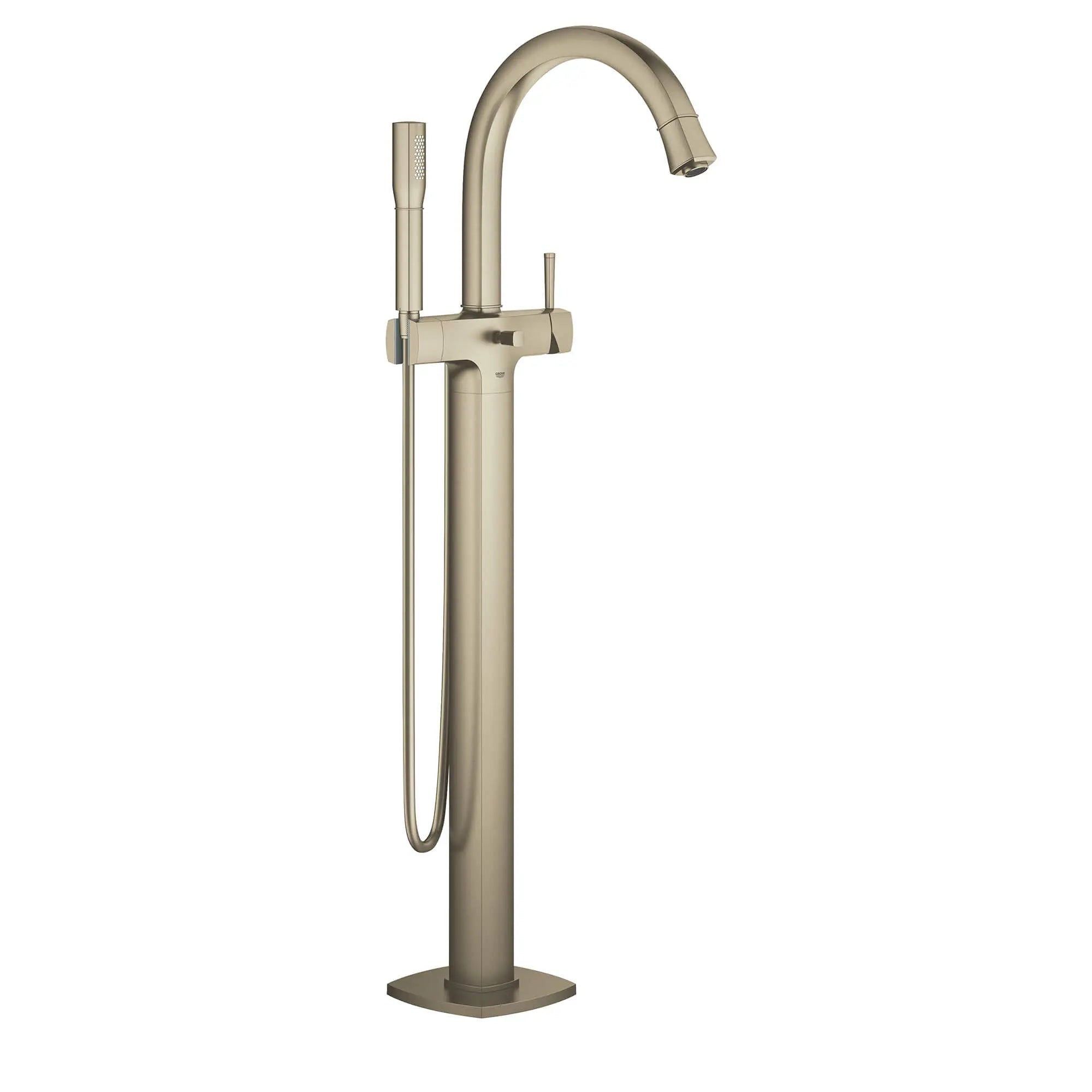 Single-Handle Freestanding Tub Faucet with 2.0 GPM Hand Shower — thumbnail 2