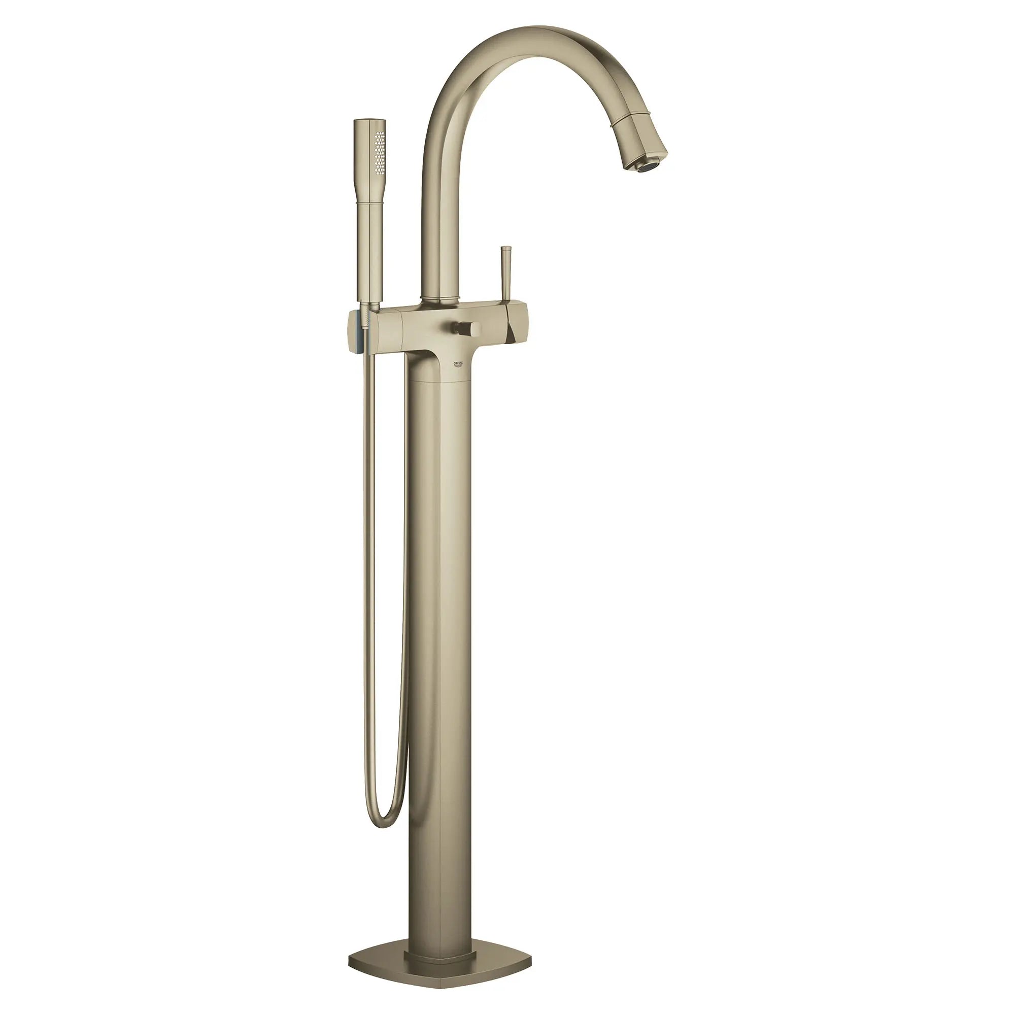 Single-Handle Freestanding Tub Faucet with 1.75 GPM Hand Shower — thumbnail 3