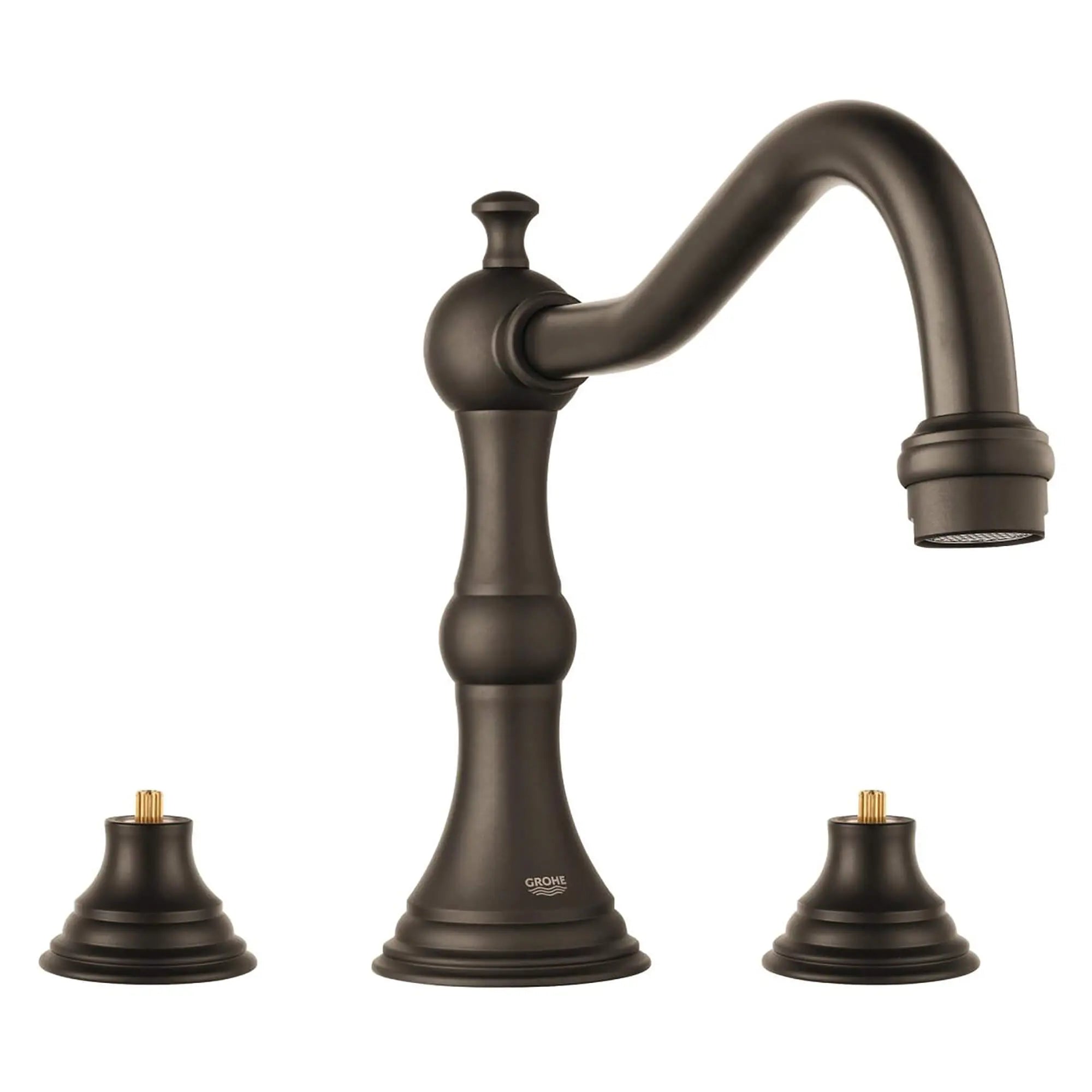 3-Hole 2-Handle Deck Mount Roman Tub Faucet — thumbnail 2