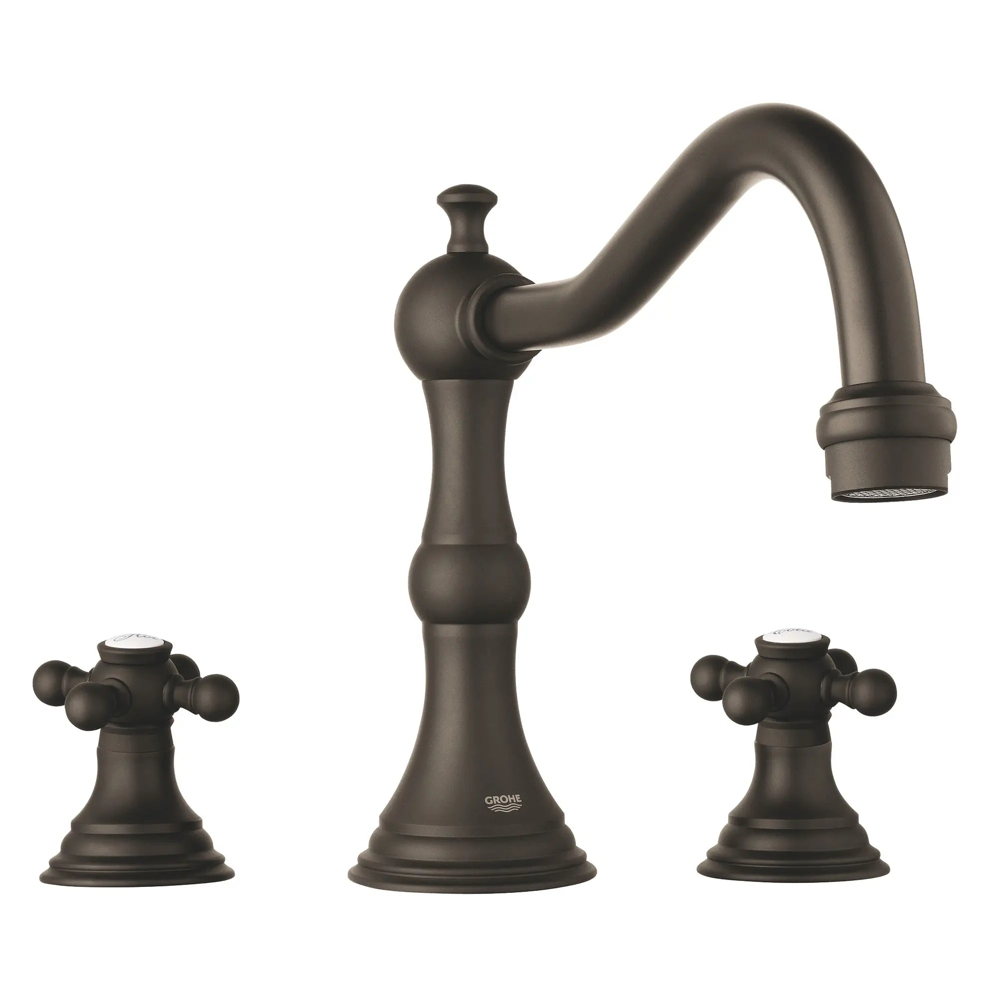3-Hole 2-Handle Deck Mount Roman Tub Faucet — thumbnail 3