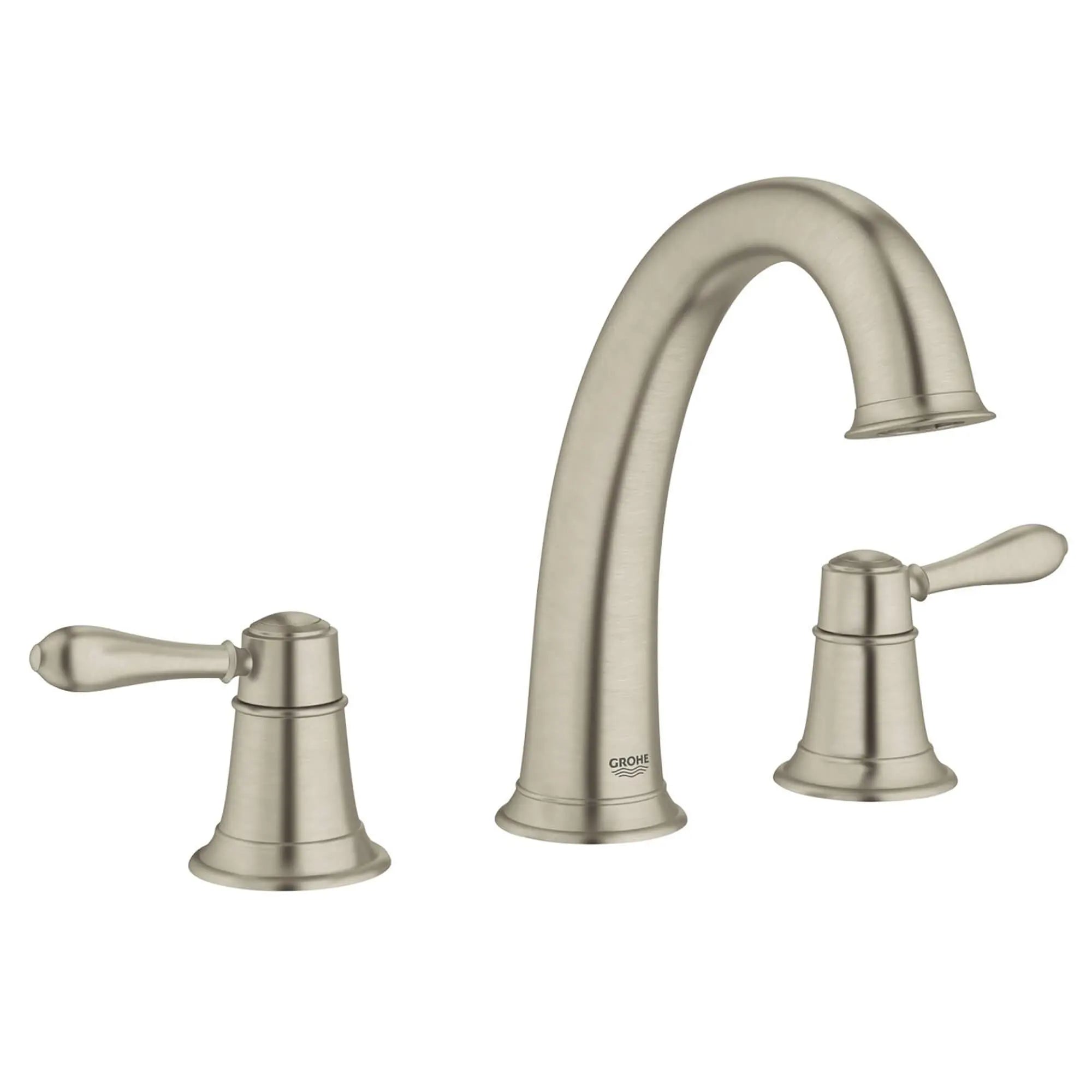 3-Hole 2-Handle Deck Mount Roman Tub Faucet — thumbnail 2