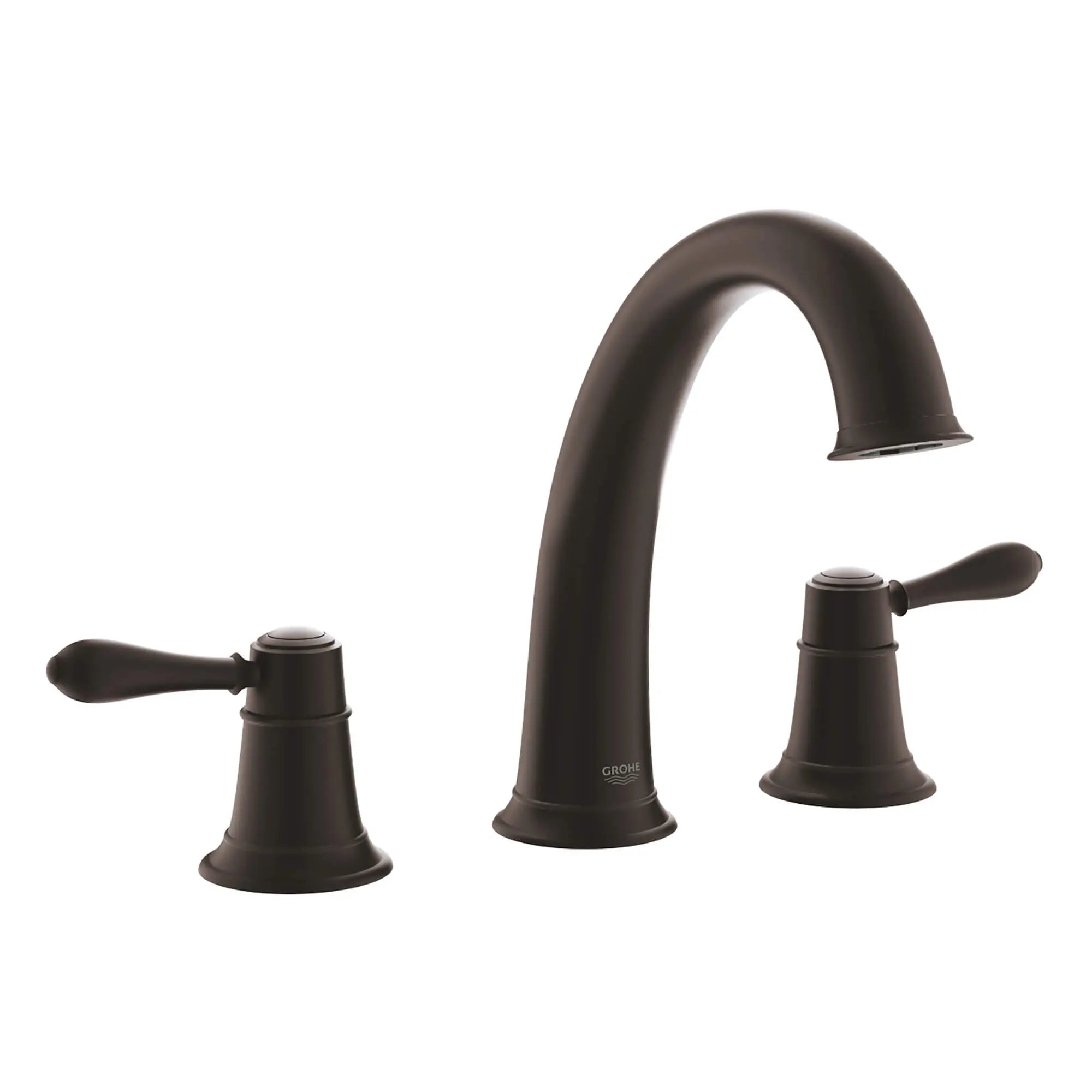3-Hole 2-Handle Deck Mount Roman Tub Faucet — thumbnail 2