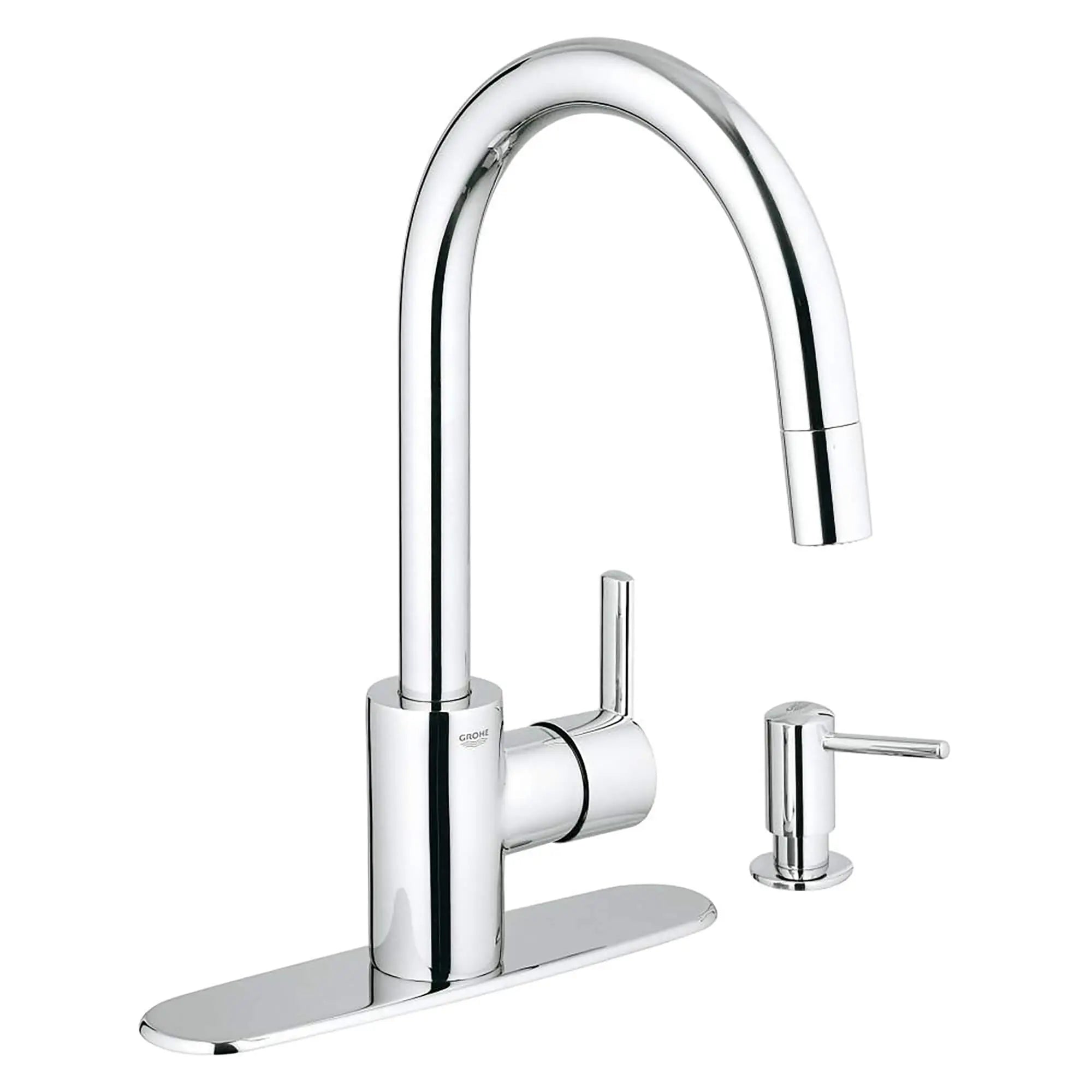 Single-Handle Pull Down Kitchen Faucet Dual Spray 1.75 GPM — image 1