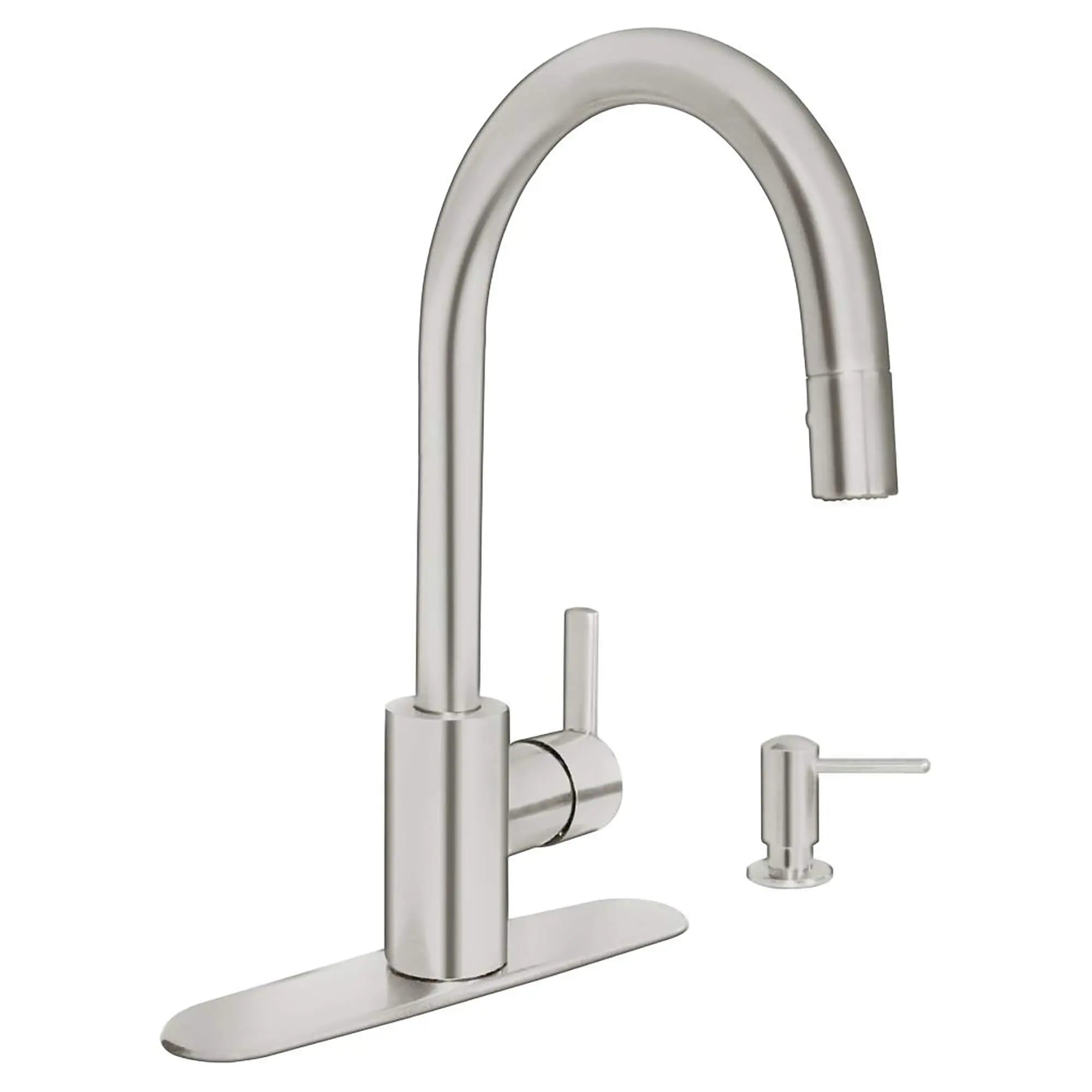 Single-Handle Pull Down Kitchen Faucet Dual Spray 1.75 GPM — thumbnail 2