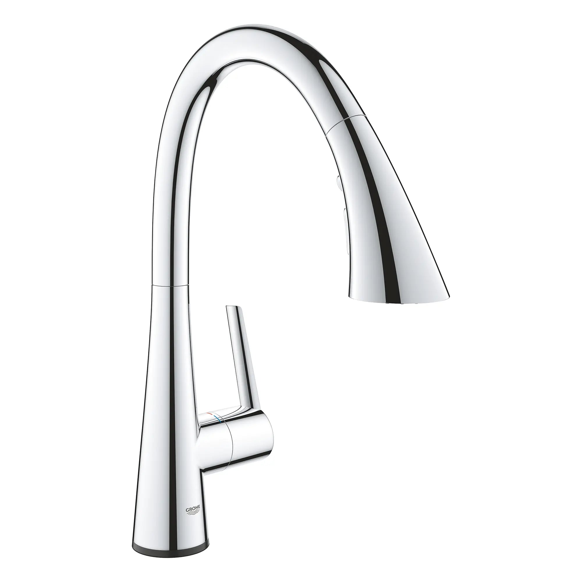 GROHE Zedra Single-Handle Pull Down Kitchen Faucet Triple Spray 1.75 GPM (6.6 L/min) with Touch Technology