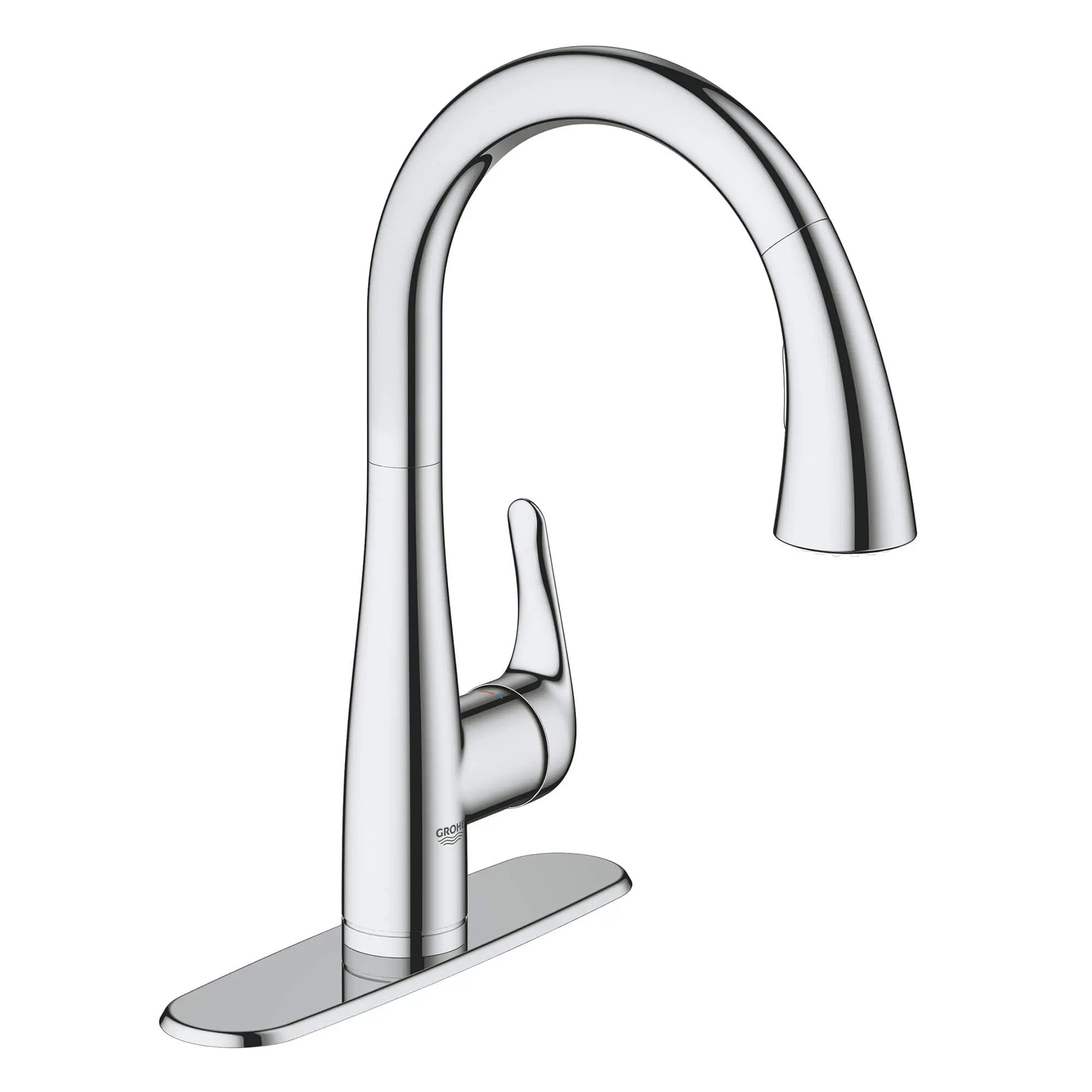 Single-Handle Pull Down Kitchen Faucet Dual Spray 1.75 GPM (6.6 L/min)