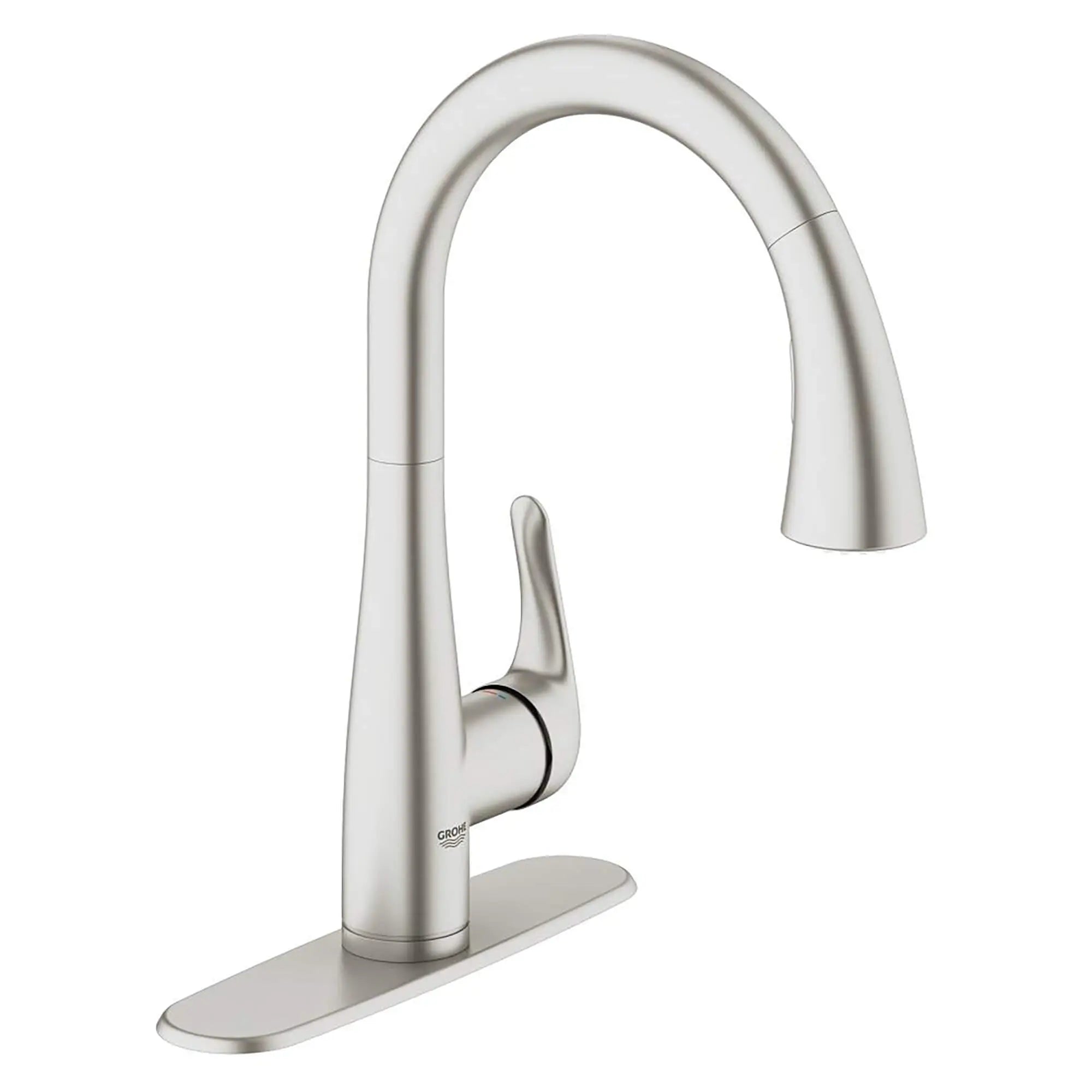 Single-Handle Pull Down Kitchen Faucet Dual Spray 1.75 GPM