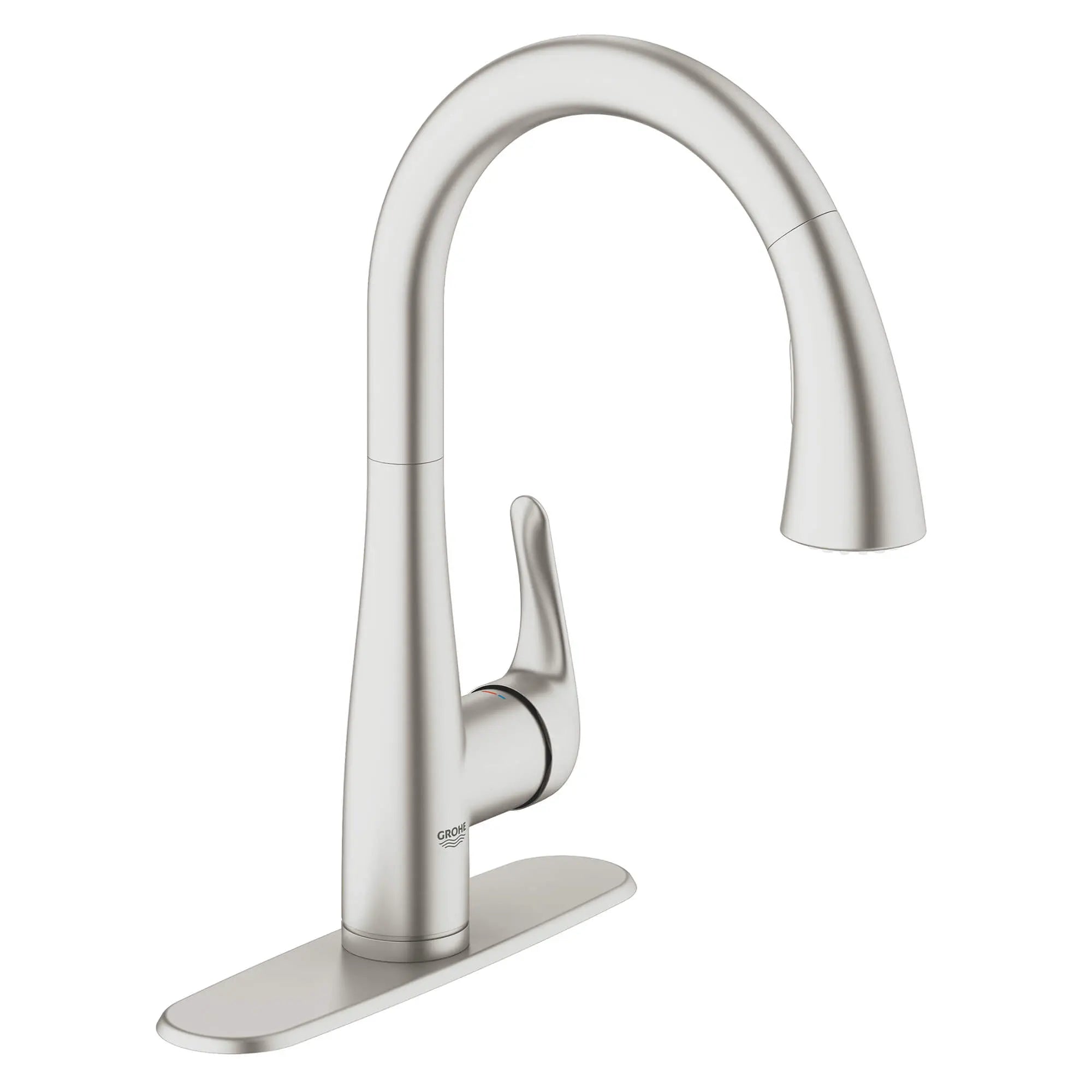 Single-Handle Pull Down Kitchen Faucet Dual Spray 1.75 GPM (6.6 L/min)