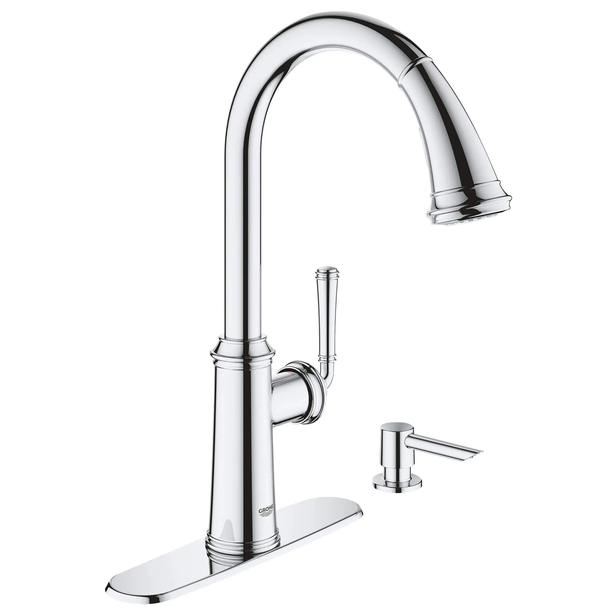 Single-Handle Pull Down Kitchen Faucet Dual Spray 1.75 GPM — image 1