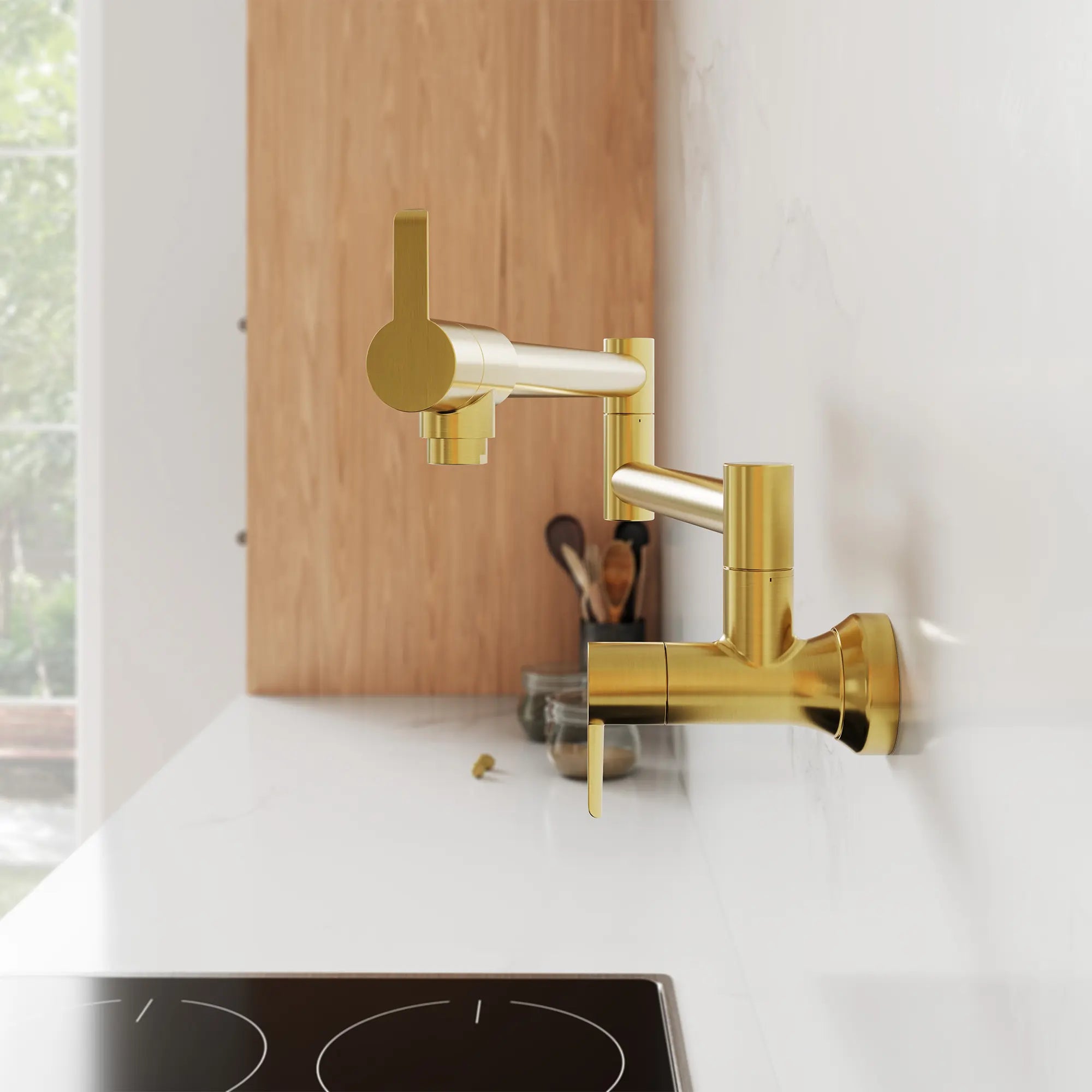 GROHE Zedra 2-Handle Wall Mount Pot Filler — thumbnail 3