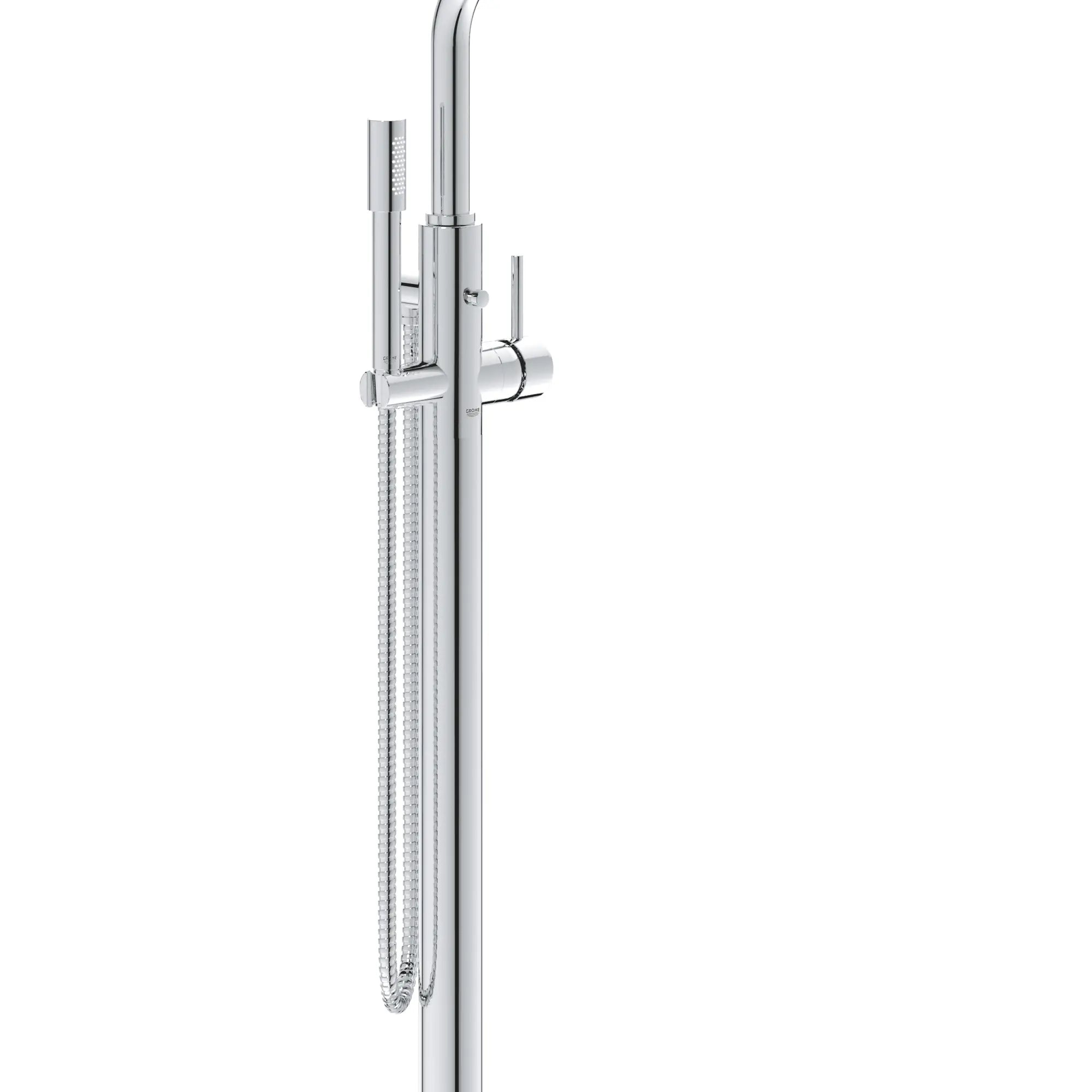 Single-Handle Freestanding Tub Faucet with 1.75 GPM Hand Shower — thumbnail 2
