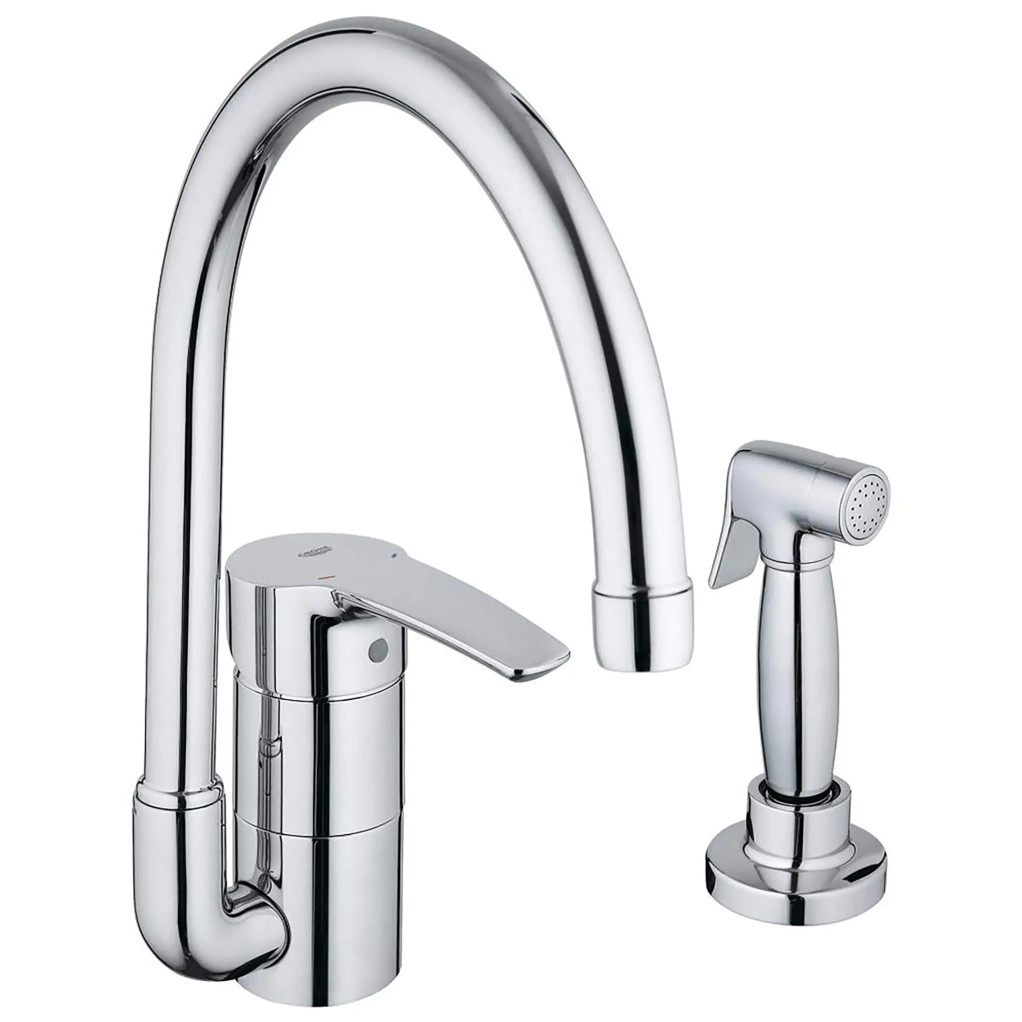 Single-Handle Kitchen Faucet 1.75 GPM with Swivel Spout and Side Spray