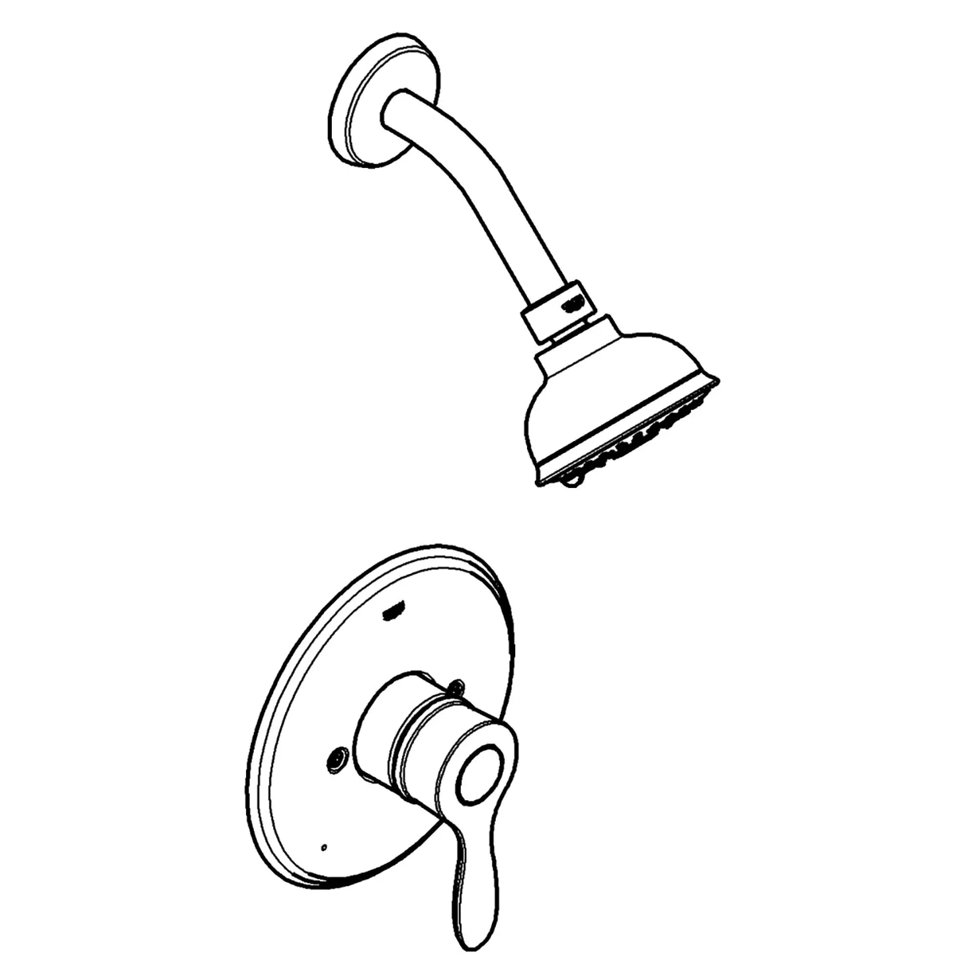 Parkfield Pressure Balance Valve Bathtub/Shower Combo Faucet — image 1