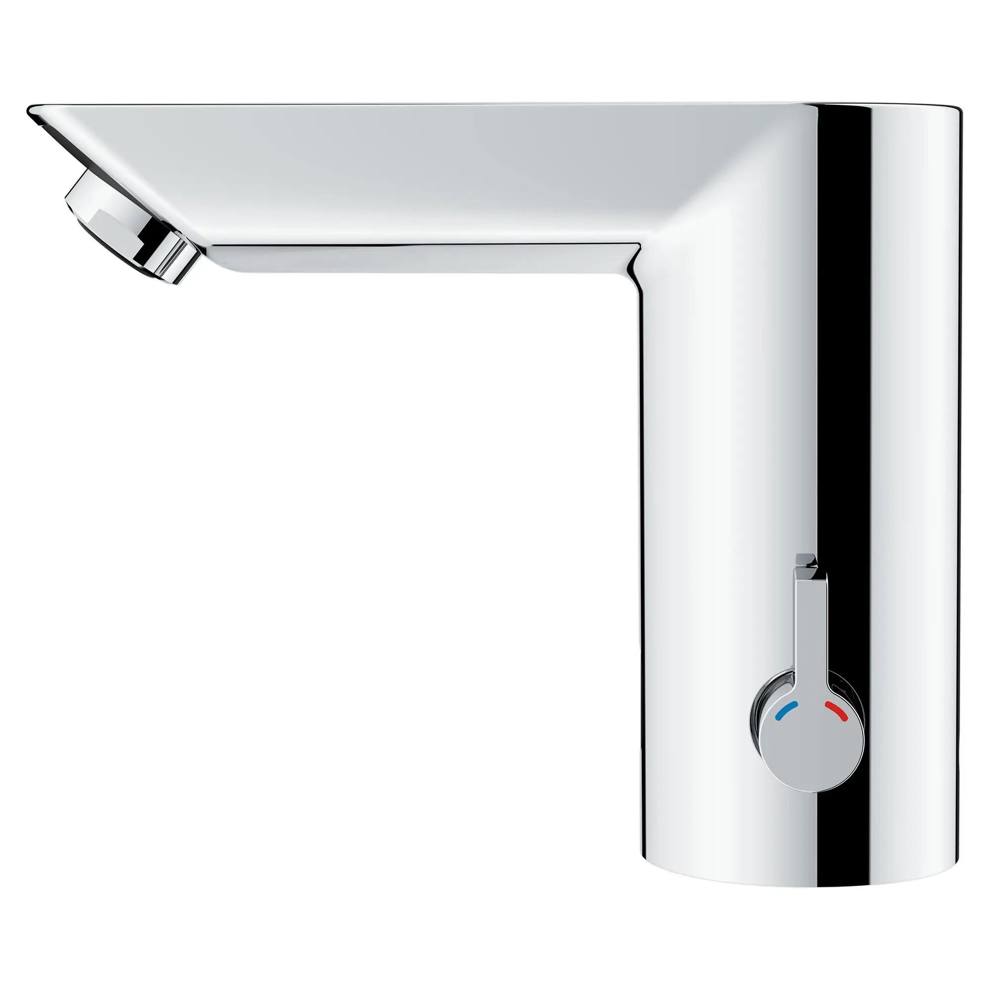 E Touchless Electronic Faucet with Temperature Control Lever, Battery-Powered — thumbnail 3