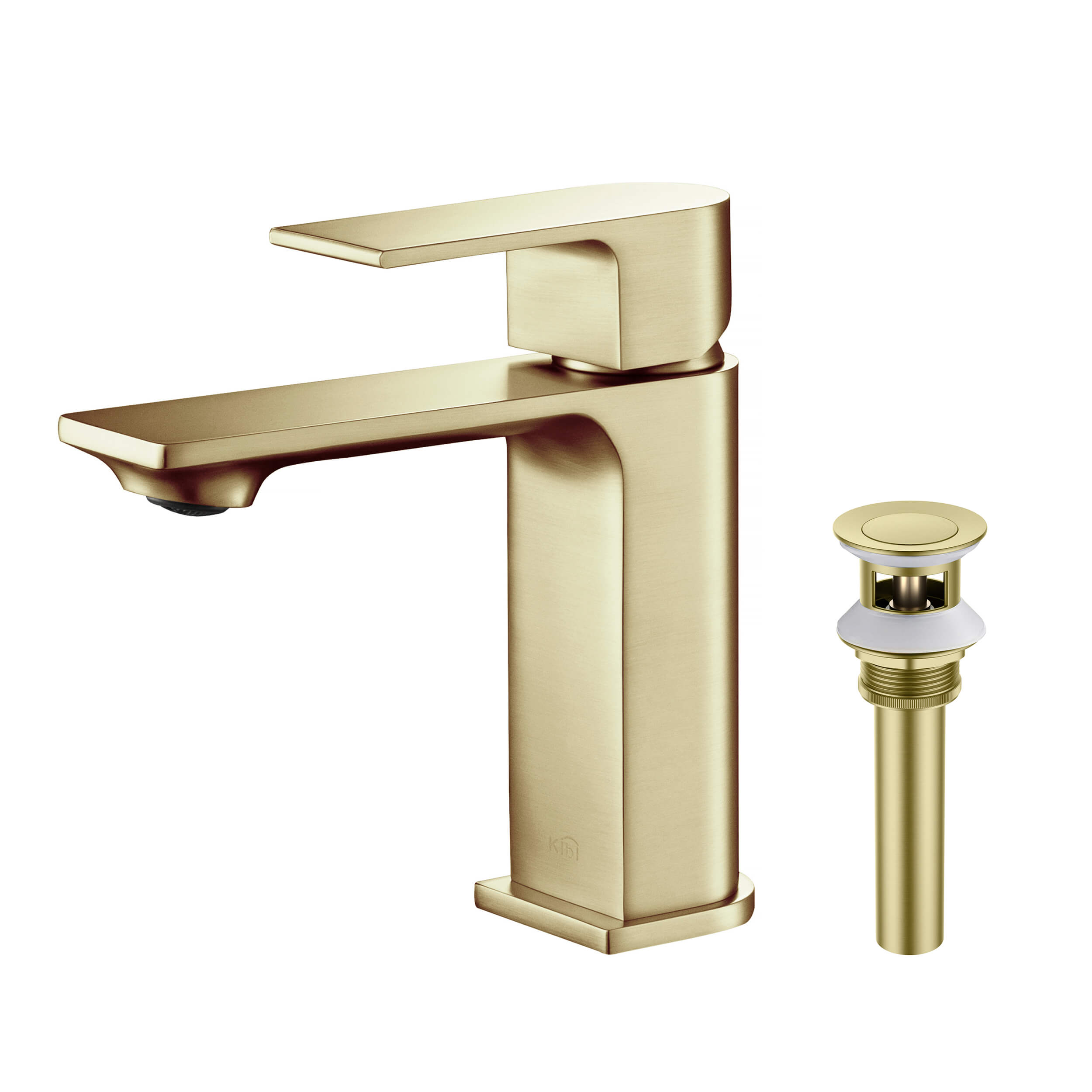 Mirage Brass Single Handle Bathroom Vanity Sink Faucet - C-KBF1001-KPW100 — image 1